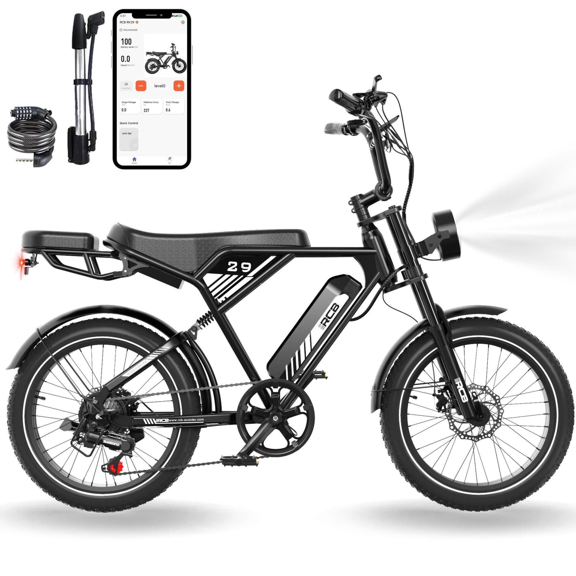 Rower elektryczny z pełnym zawieszeniem 20" RCB-RK29