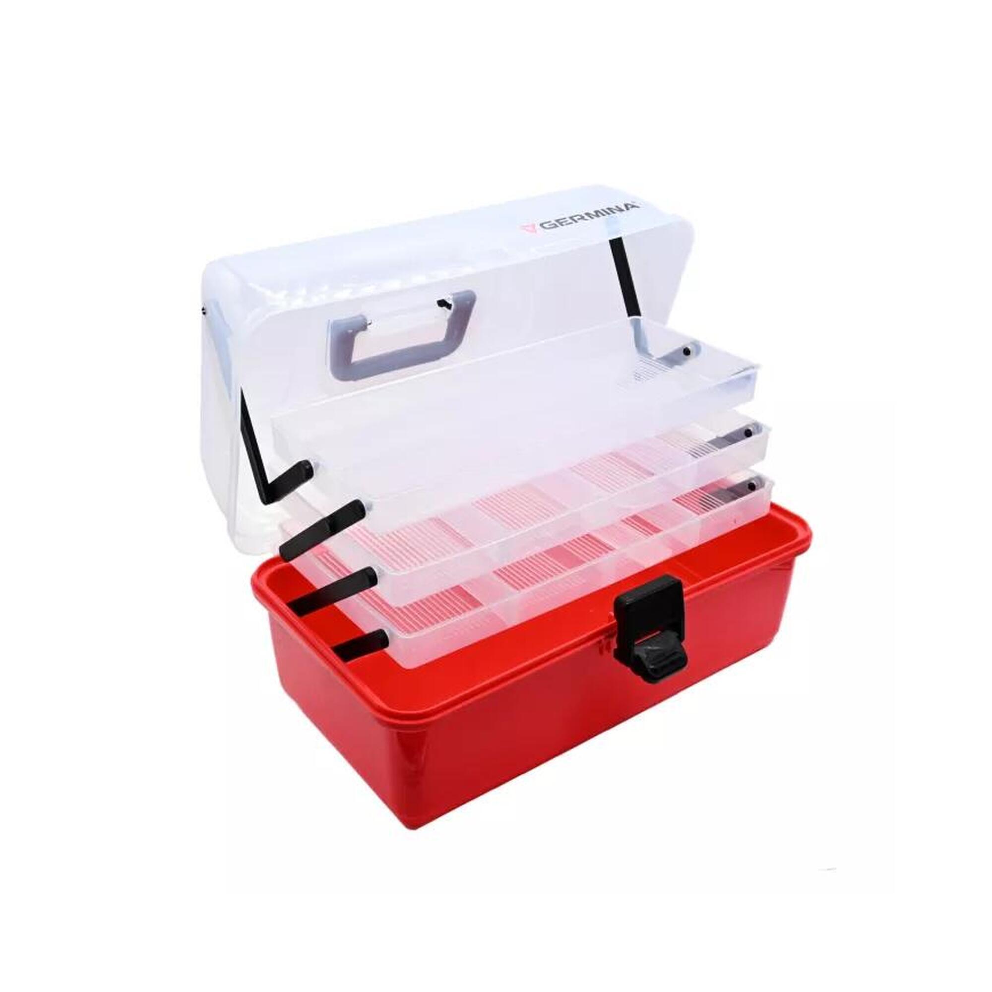 Skrzynka z szufladami wędkarska Germina 36.8x21.4x20 cm