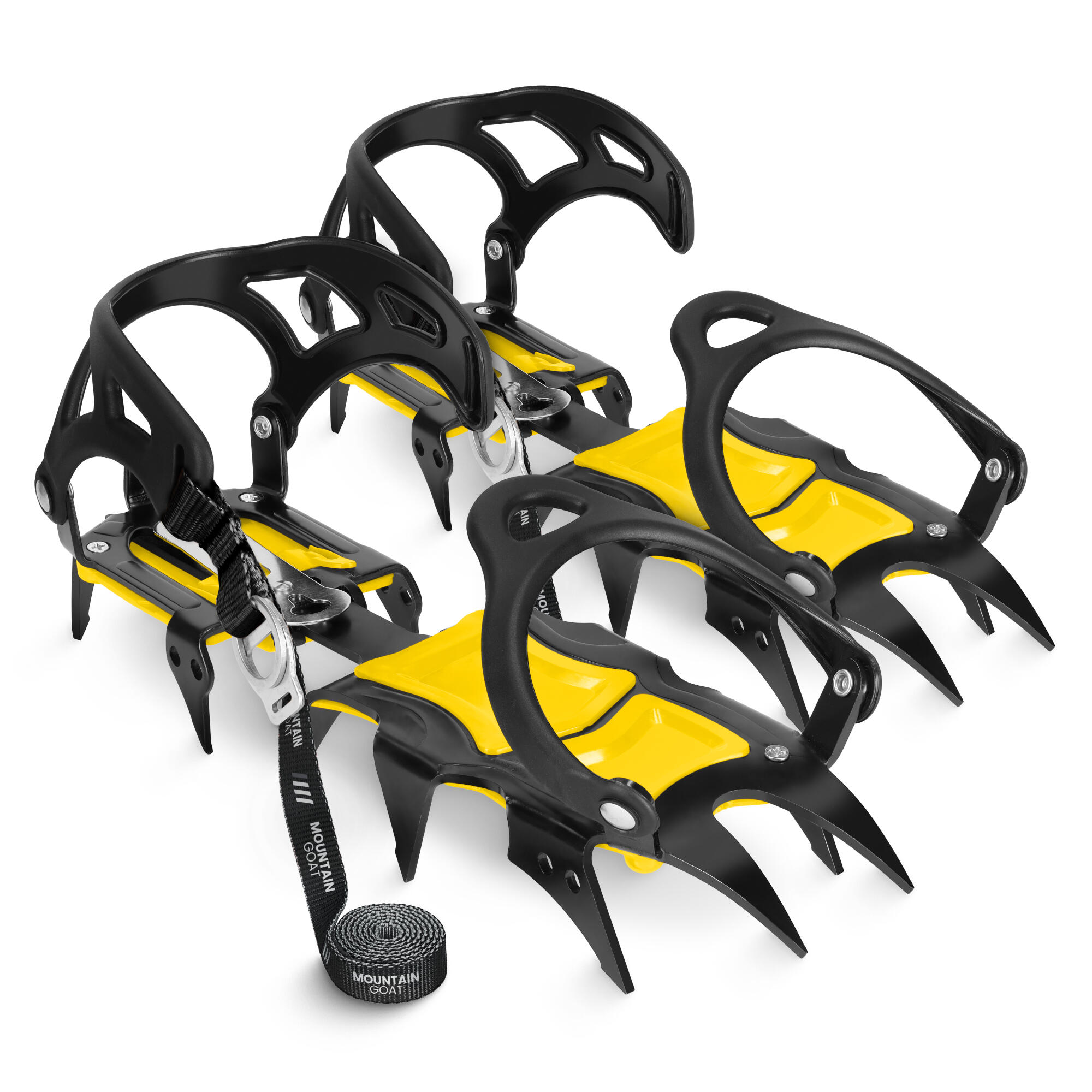 Raki koszykowe regulowane Mountain Goat STANDARD 12 zębów na buty trekkingowe