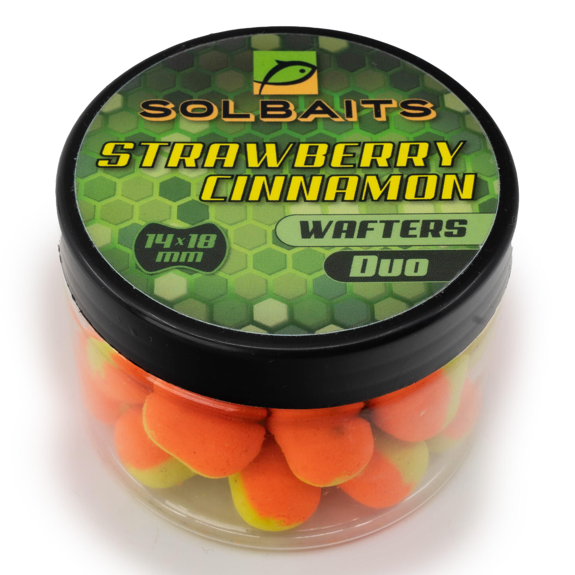Przynęta Kulki Wafters Solbaits Strawberry Cinnamon Duo 14Mm/18Mm 150Ml