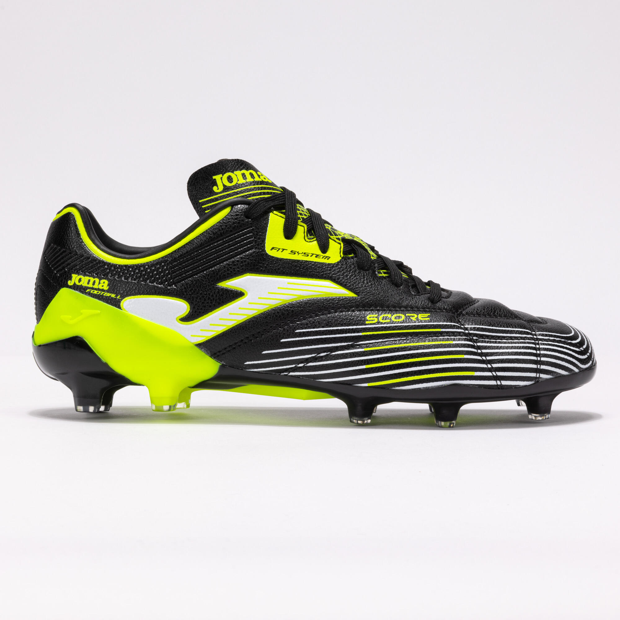Joma Score 2501 Korki FG czarne/lime 43,5