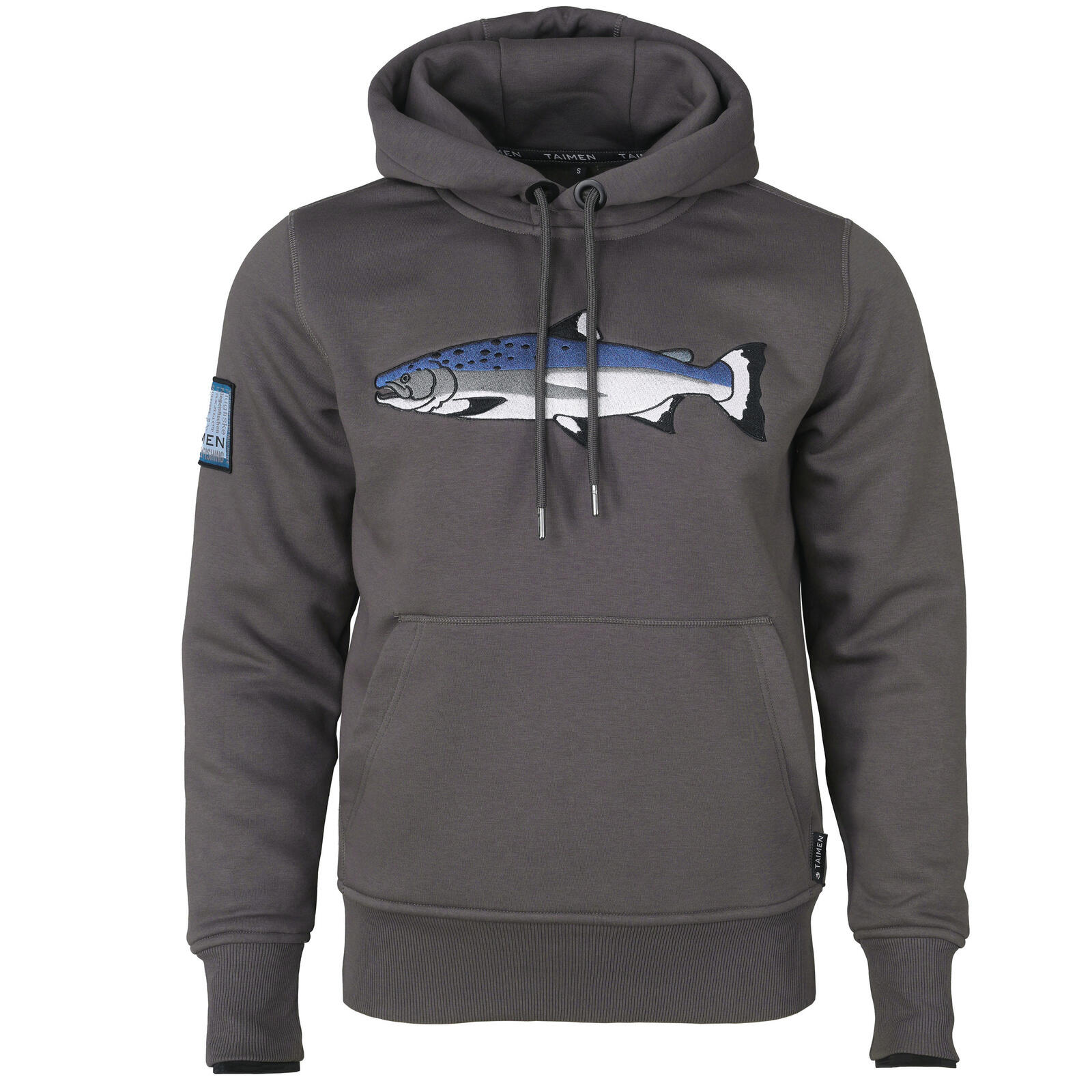 Bluza Taimen Menza Embroidery – Szara