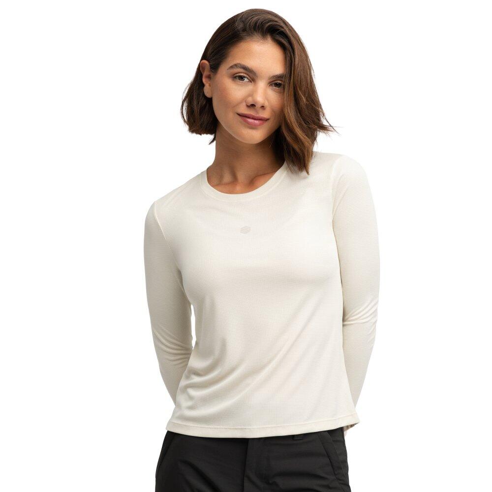 Damska koszulka trekkingowa z długim rękawem Siroko Wander Sand