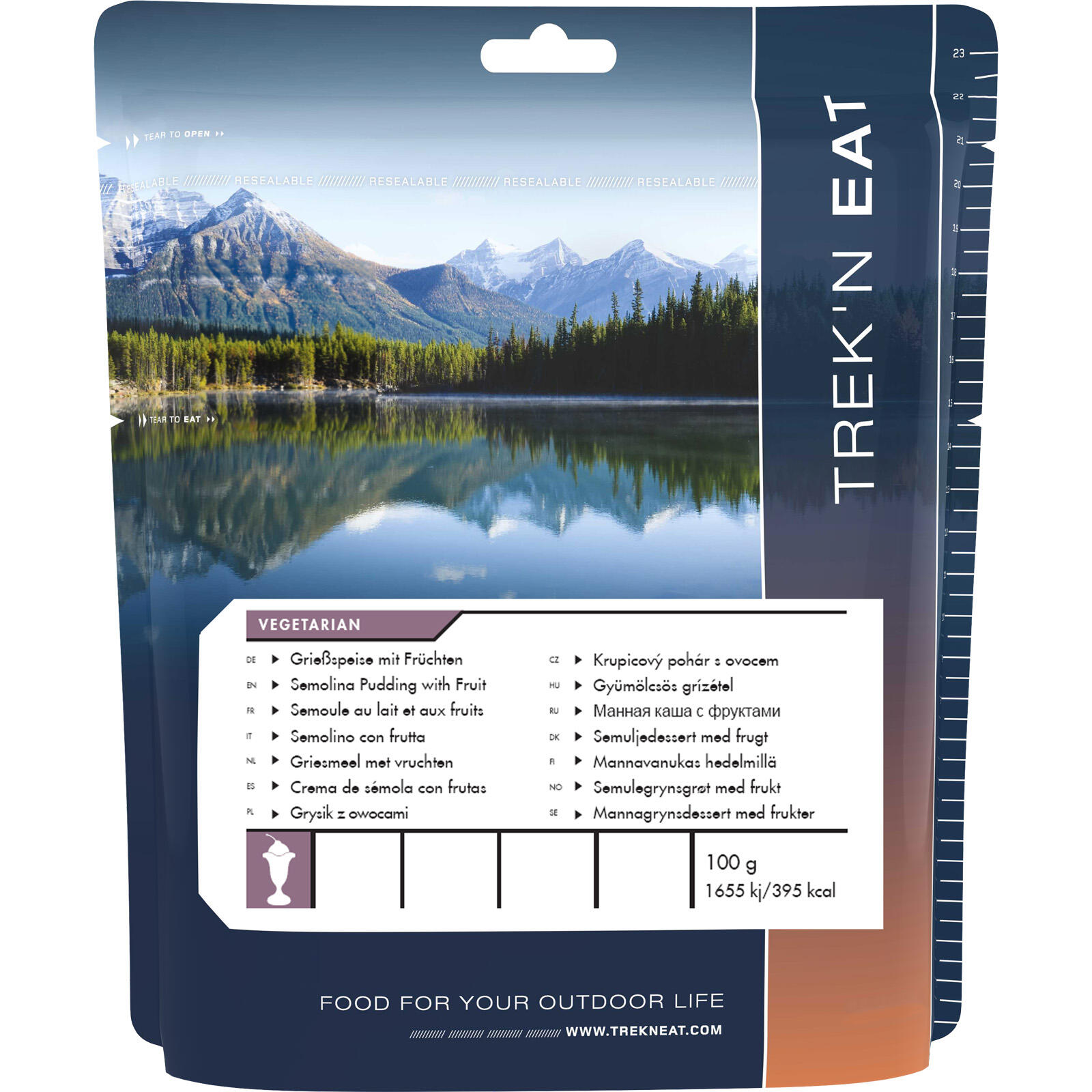 Żywność liofilizowana Trek'n Eat Pudding z kaszy manny z owocami