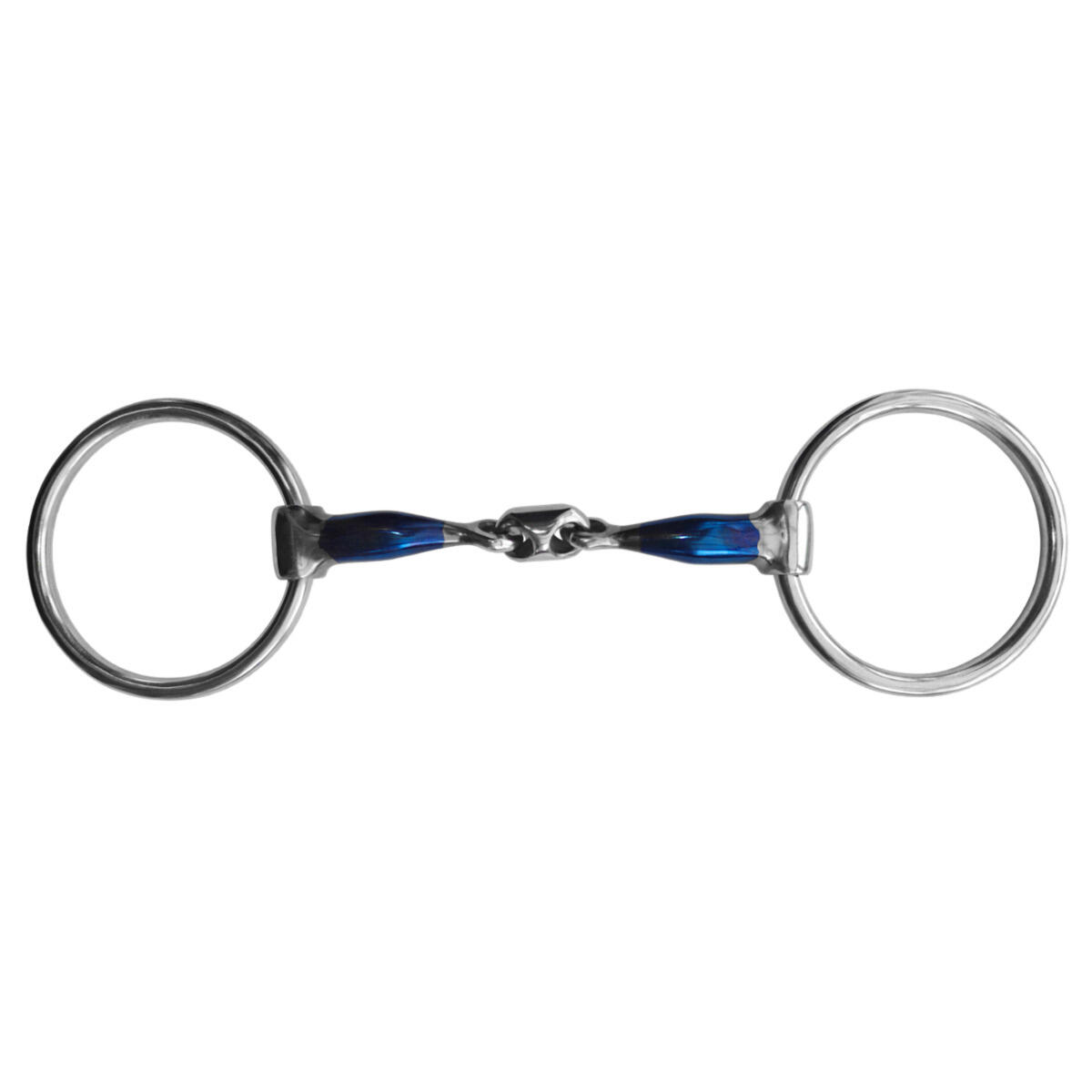 Podwójne wędzidło do koni z miękkim żelazem Karlslund