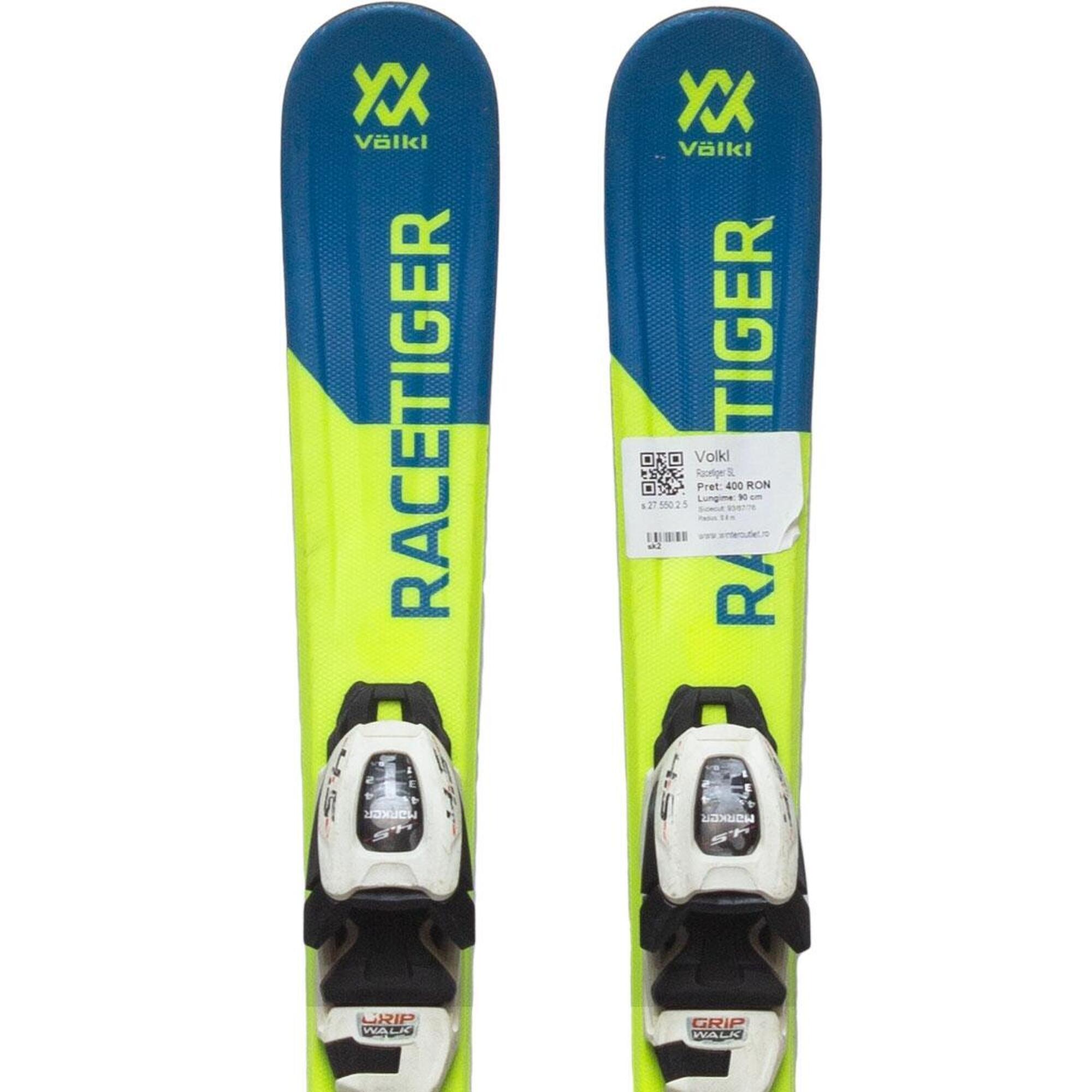 Second Life- Narty VOLKL Racetiger SL, 90 cm - Stan bardzo dobry