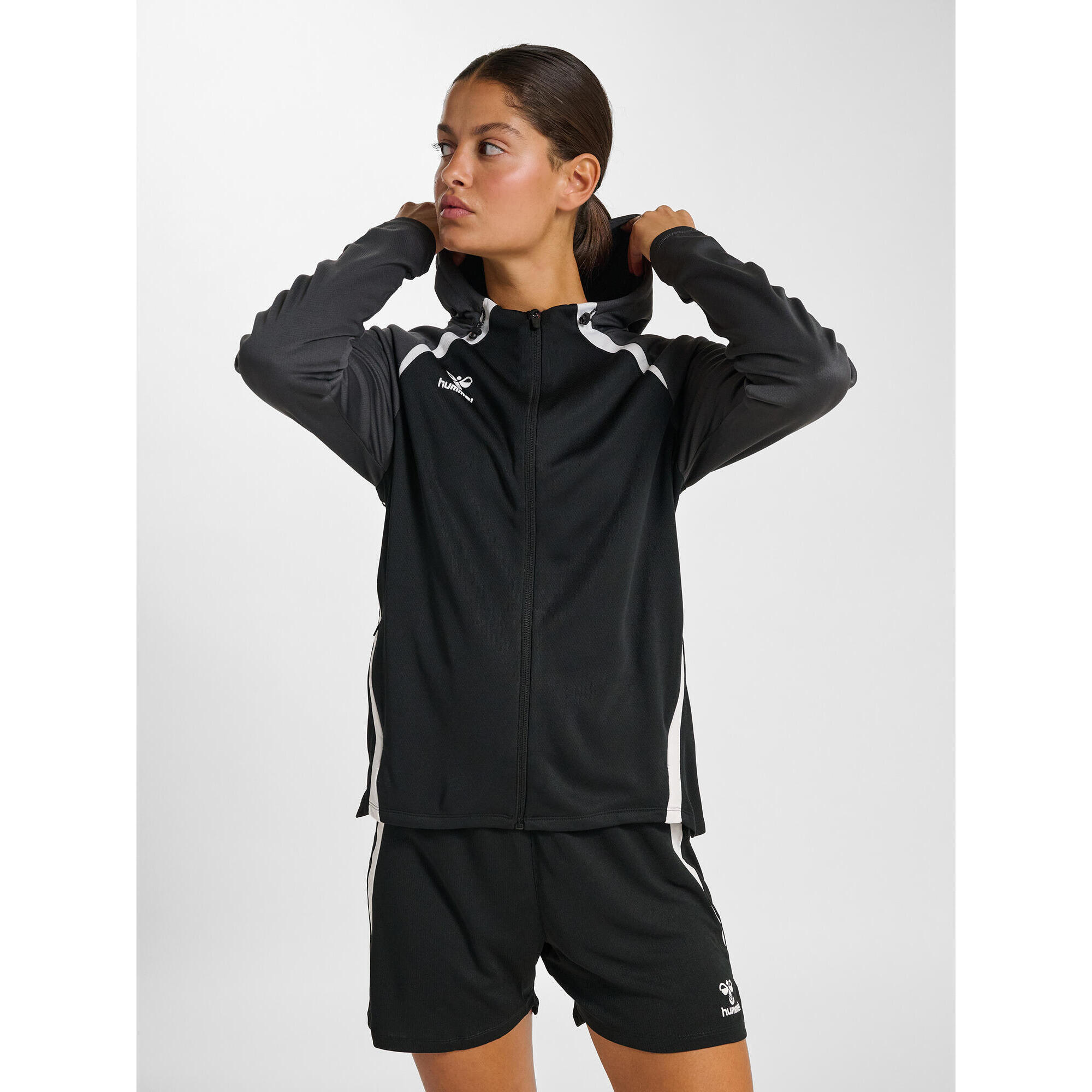 Damska bluza z kapturem na zamek Hummel Lead 2.0