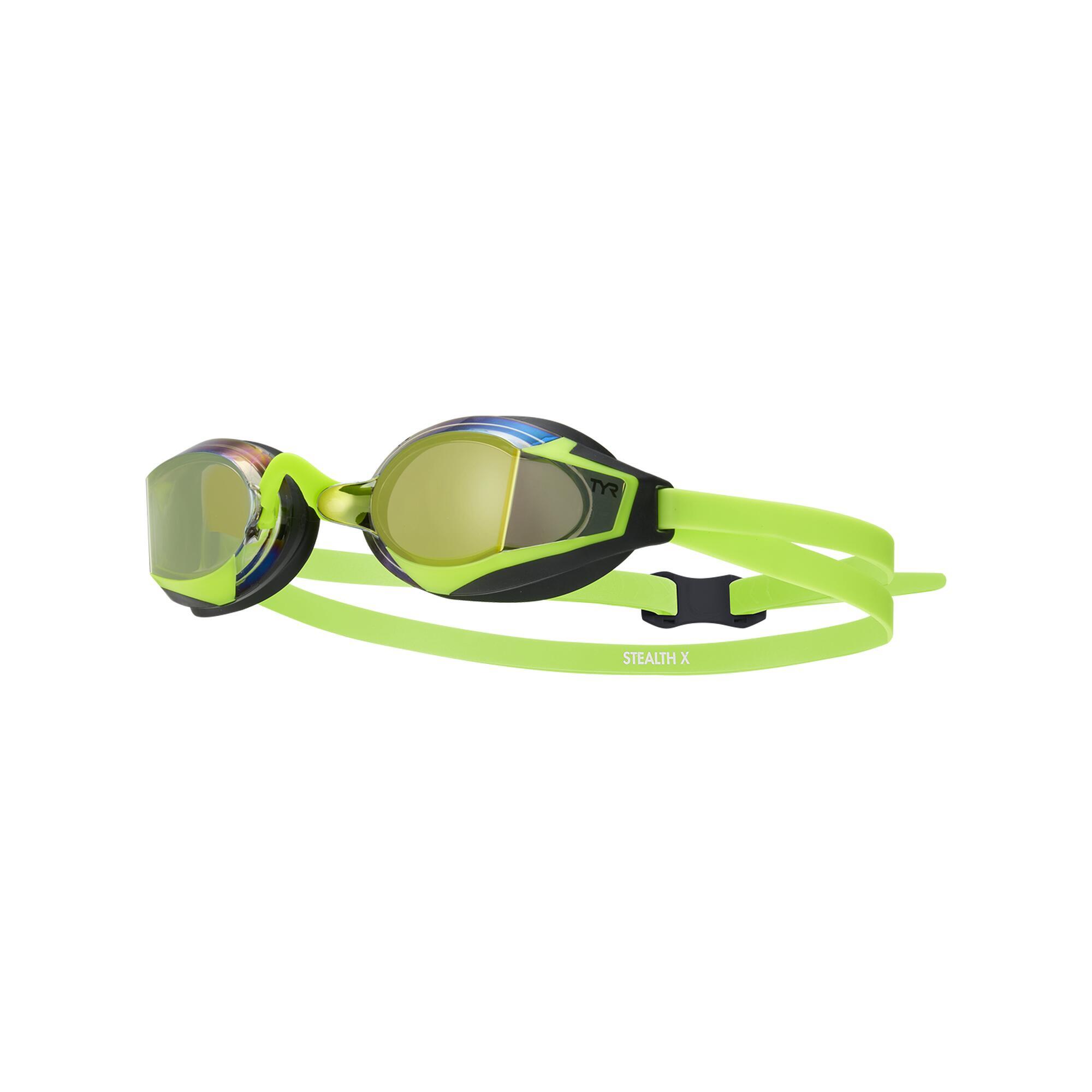 TYR Stealth-X Mirrored Performance Goggles – Performance & Confort