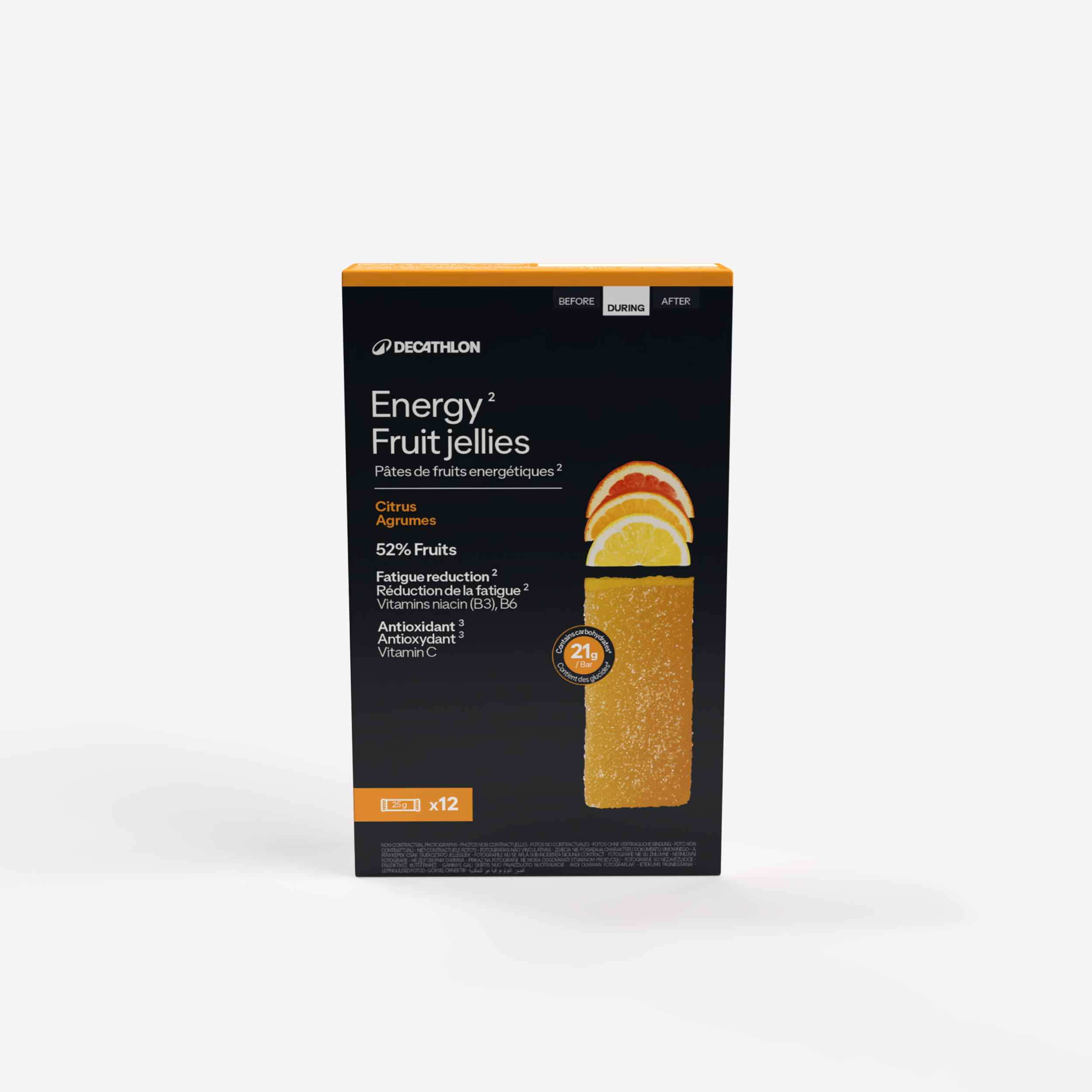 Galaretka owocowa Ecosize cytrusowa 12x25g