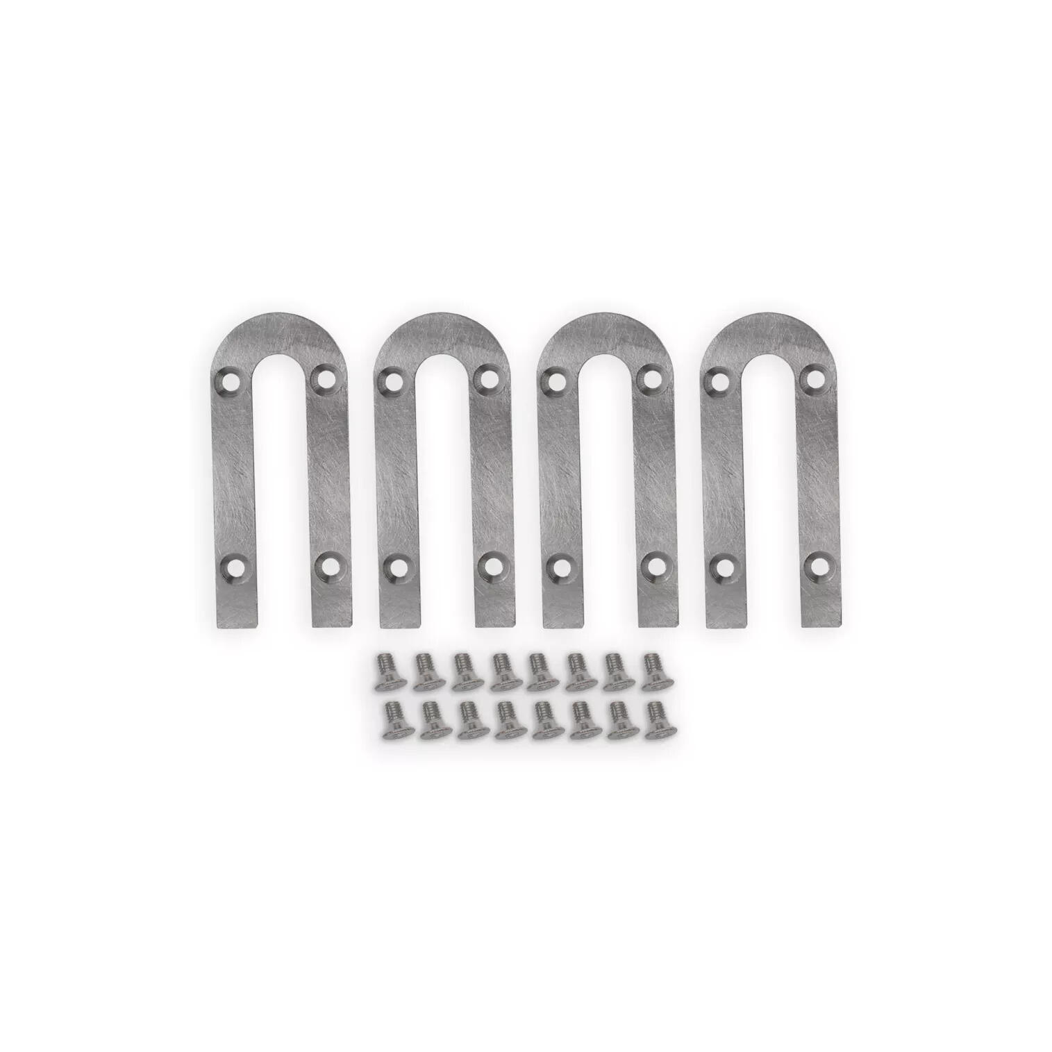 Płytki mocujące tylnego przerzutnika R96 z wkrętem mocującym Look (x4)