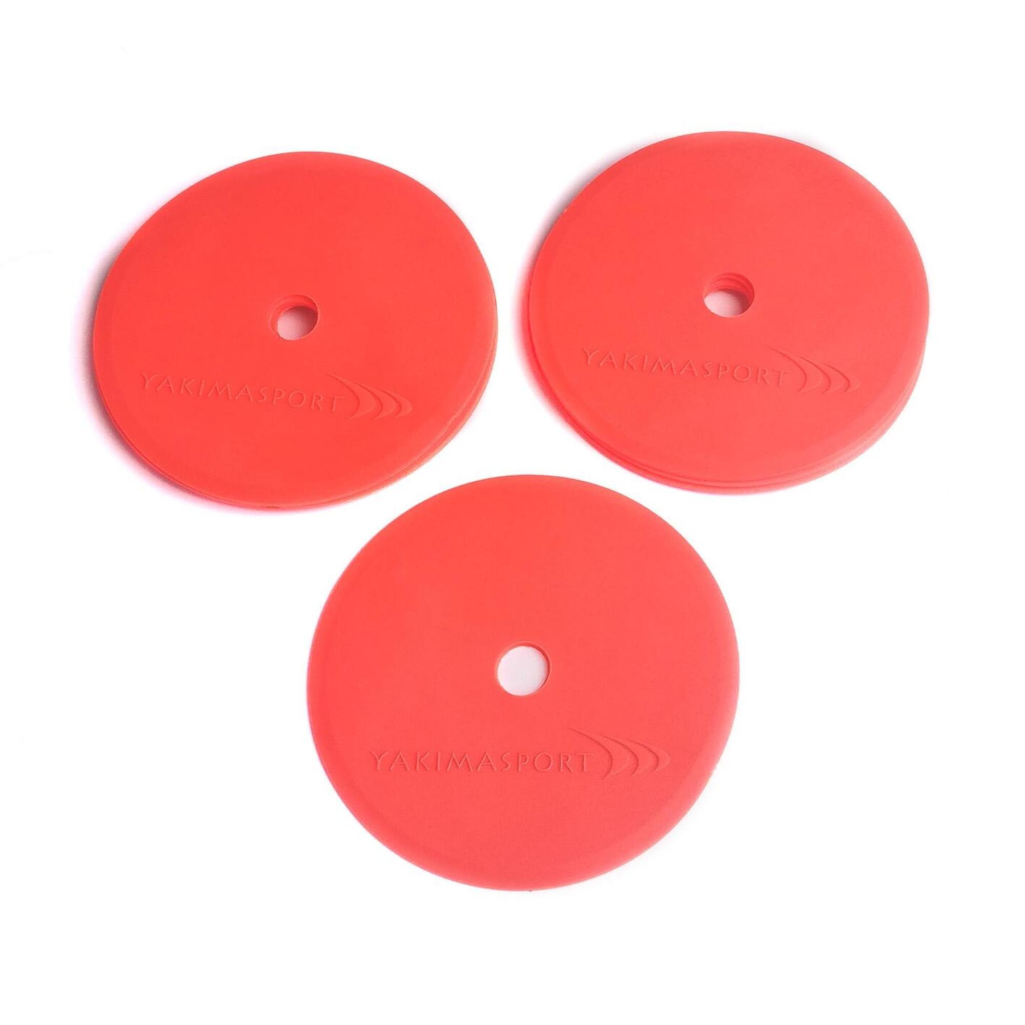 Znaczniki pola płaskie, maty znakujące – zestaw 10 szt. (pomarańczowe)