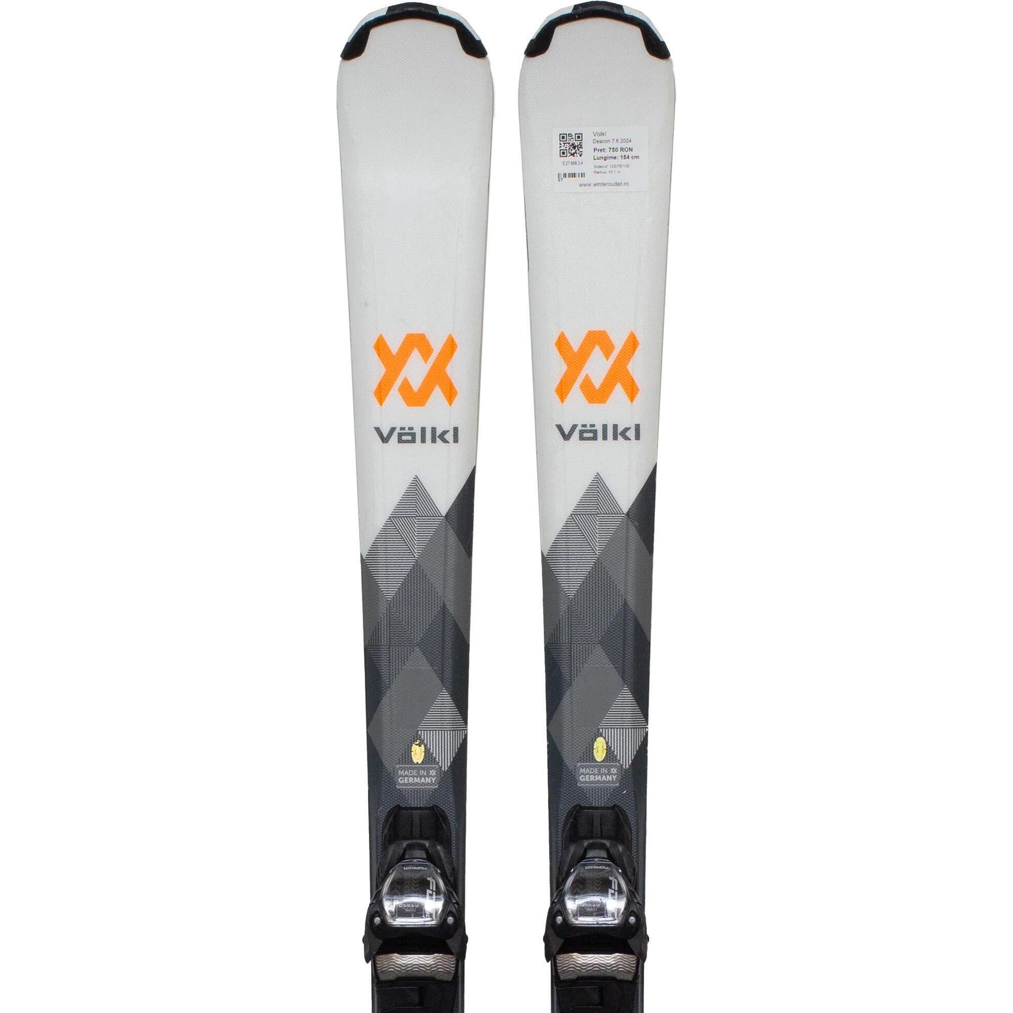 Second Life- Narty VOLKL Deacon 7.6 2024, 168 cm- Stan bardzo dobry