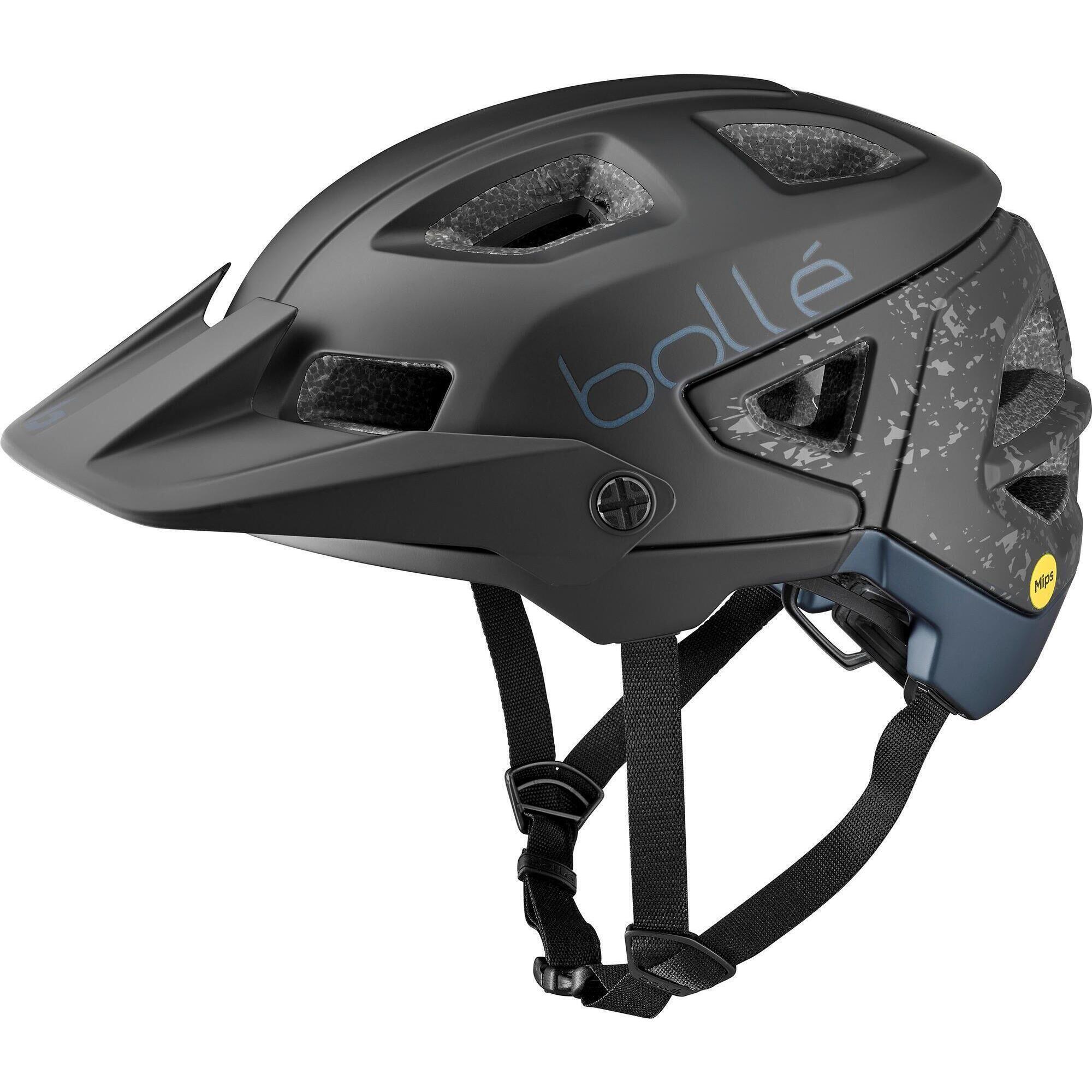 Kask rowerowy MTB „TRACKDOWN MIPS”, kolor czarny matowy mineralny