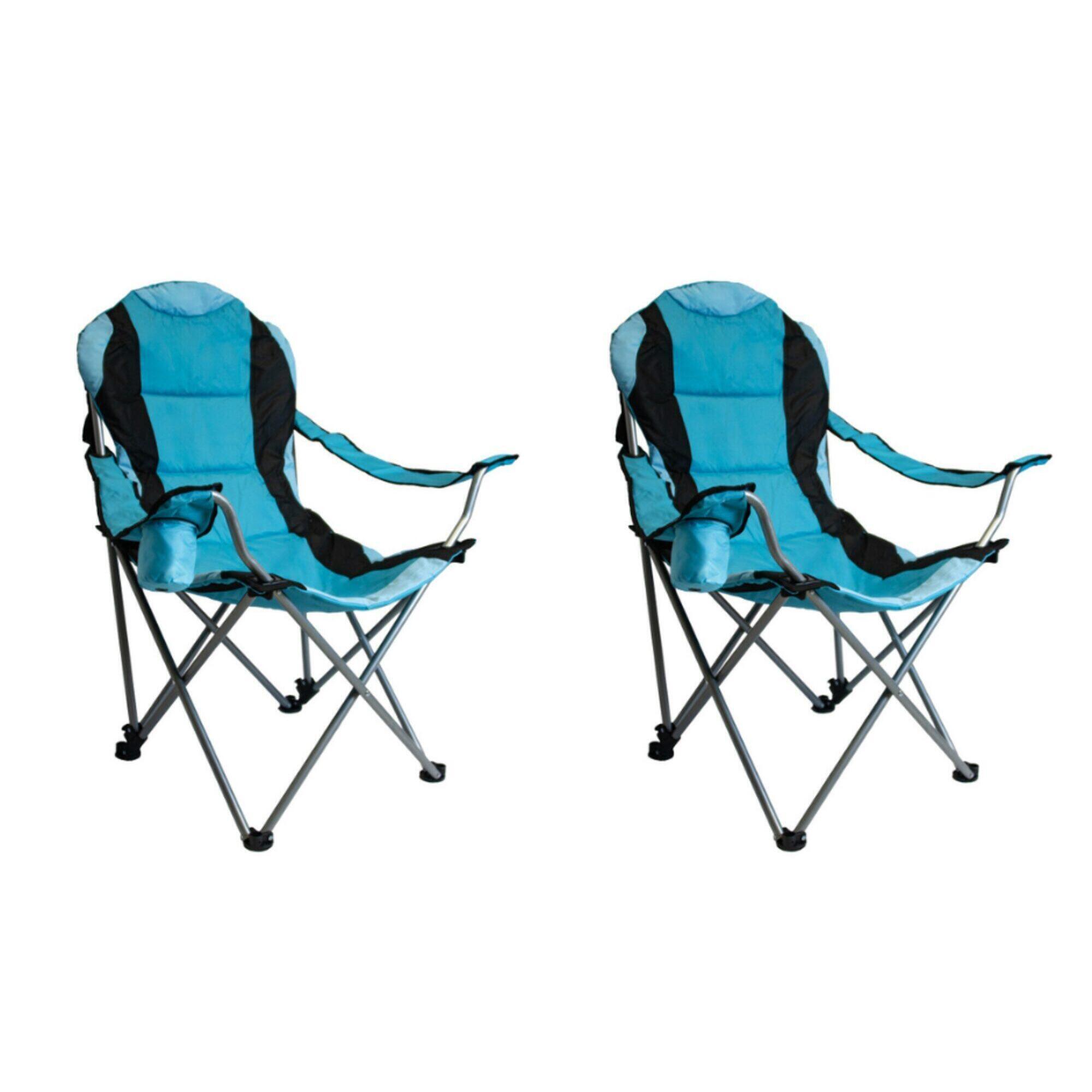 Zestaw 2 krzeseł kempingowych najwyższej klasy - maksymalny komfort