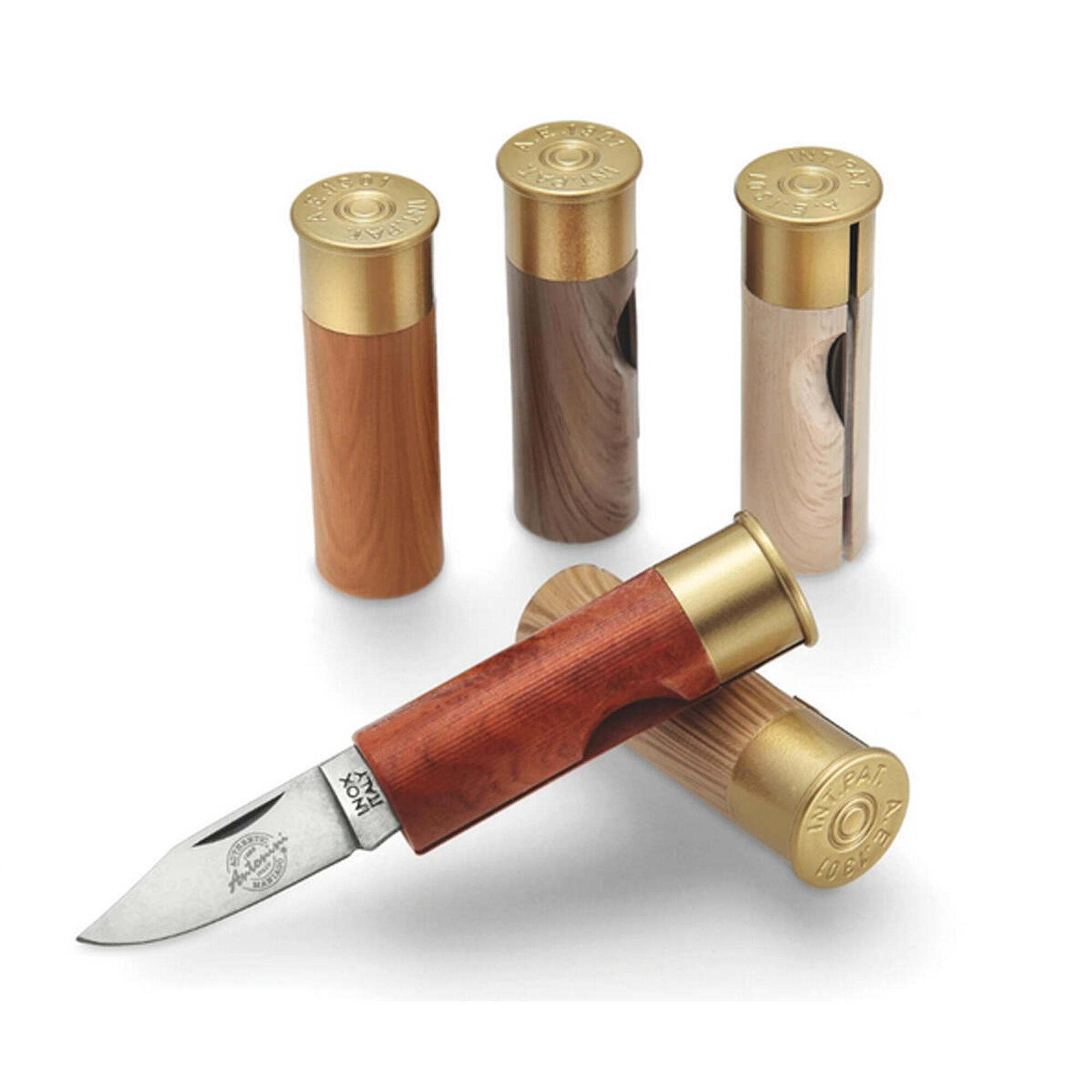 Nóż składany Antonini Ammo Gauge 12 imitacja drewna 5 barw