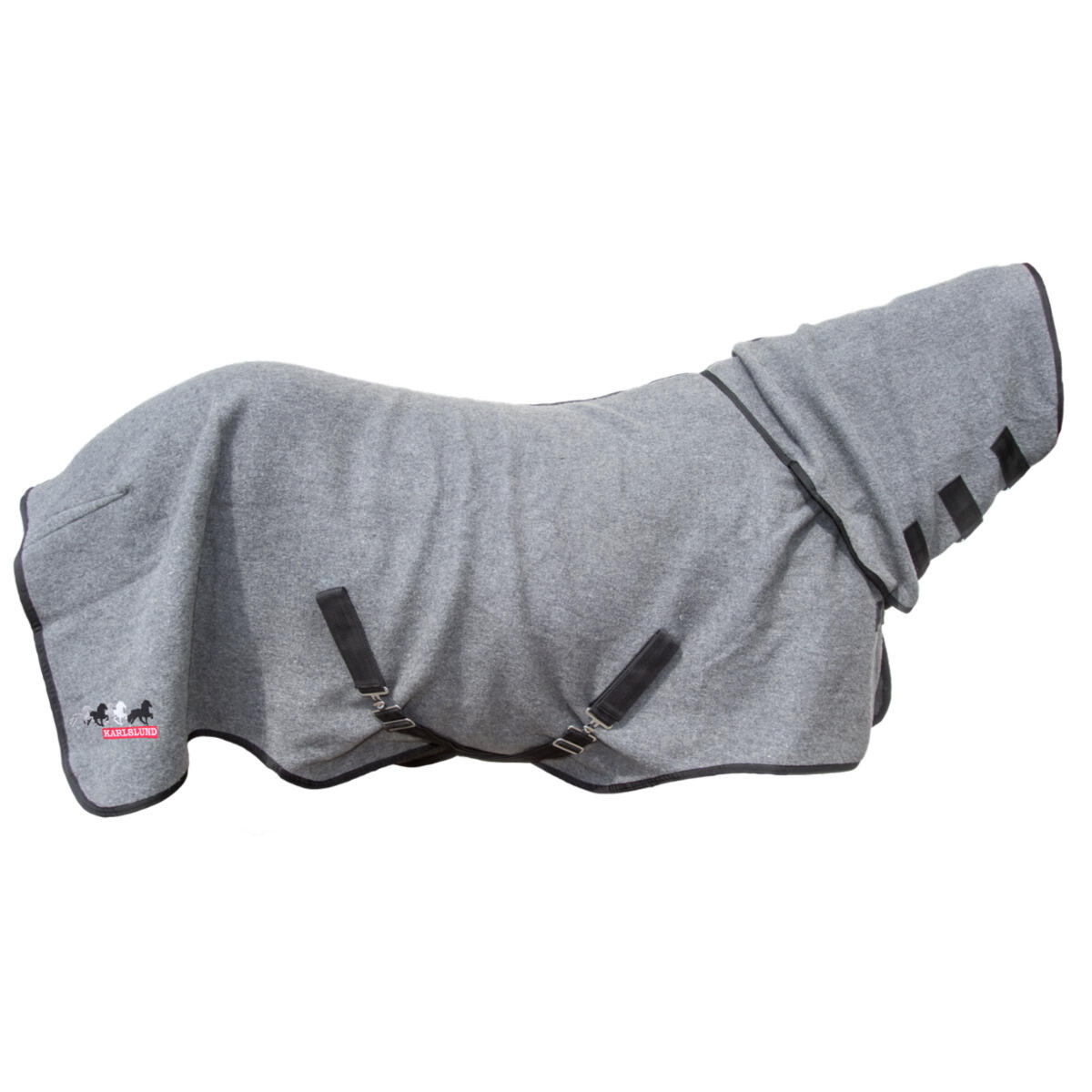 Wełniana derka dla konia z osłoną szyi Karlslund