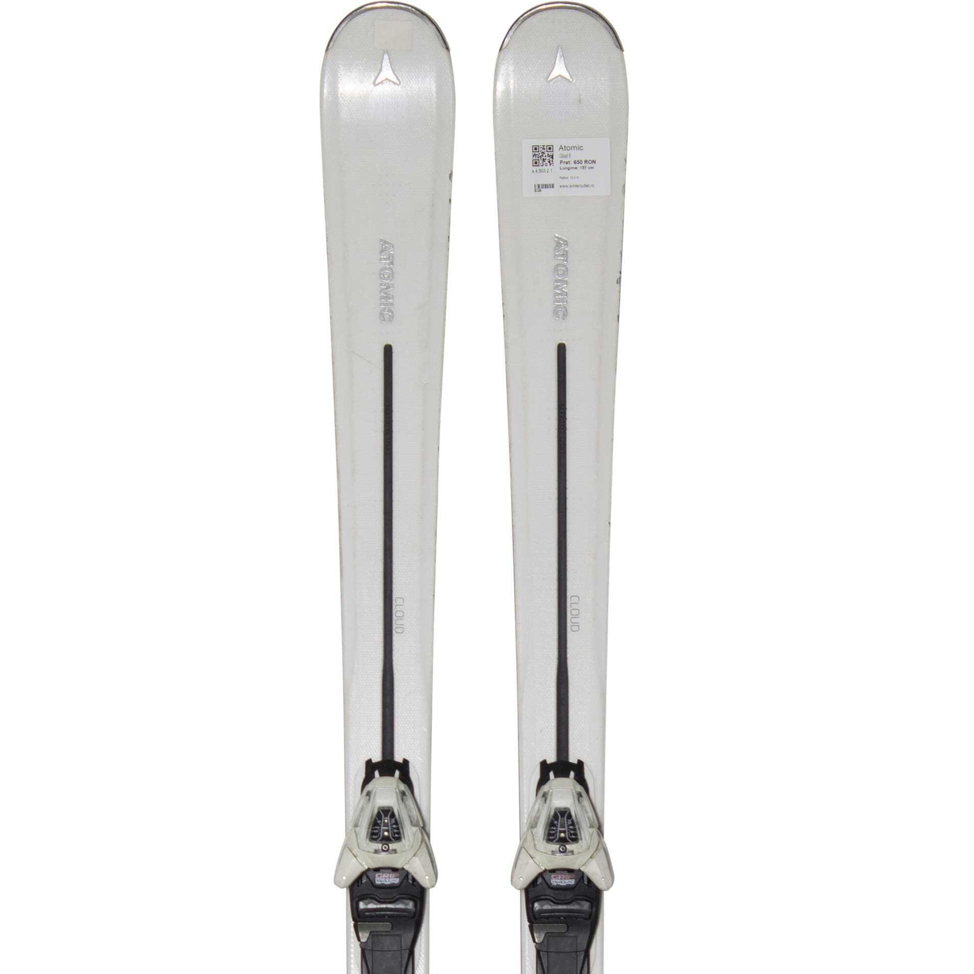 Second Life- Narty ATOMIC Cloud 8, 157 cm- Stan dobry