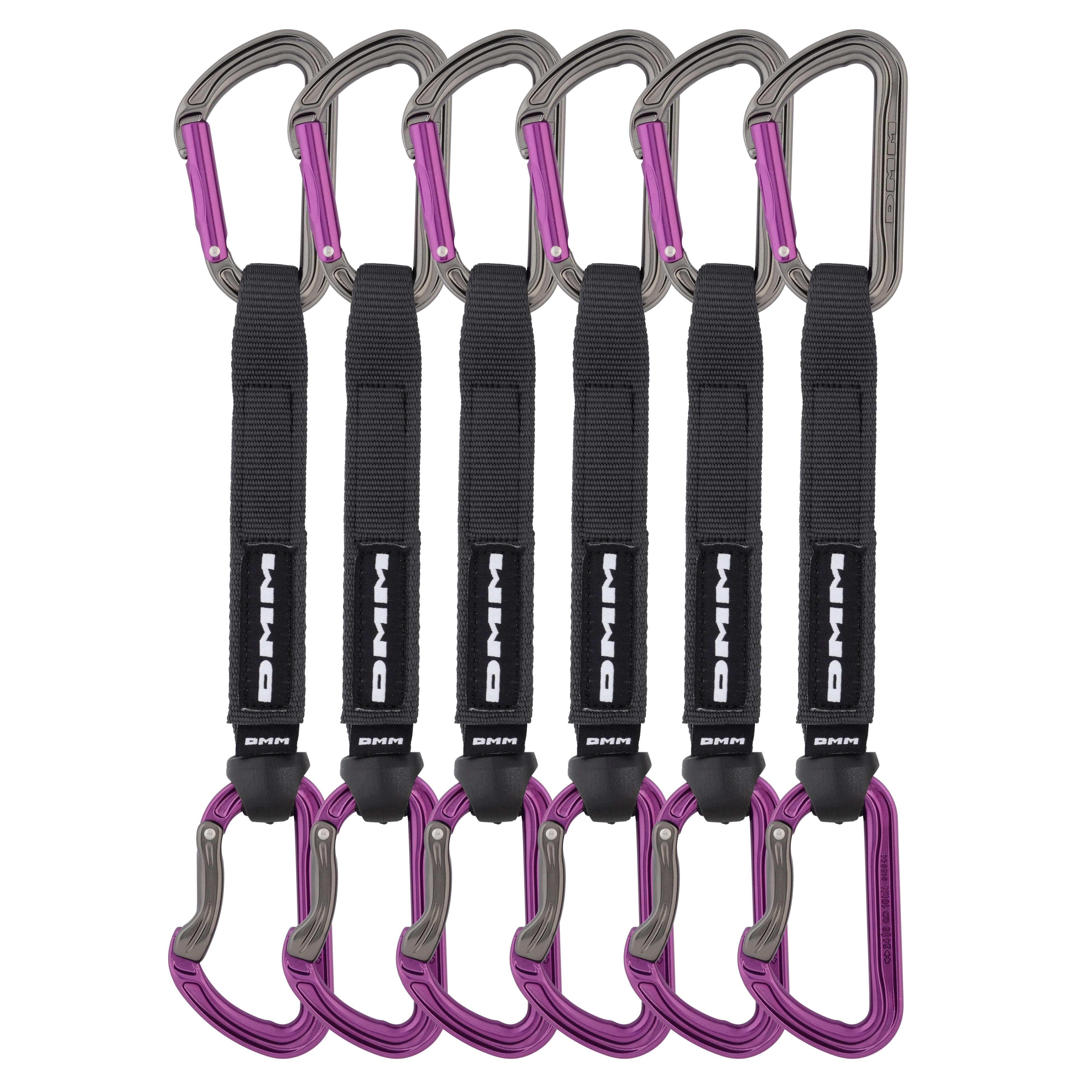 Zestaw Ekspresów DMM Shadow 6-pack Fioletowy 18 cm