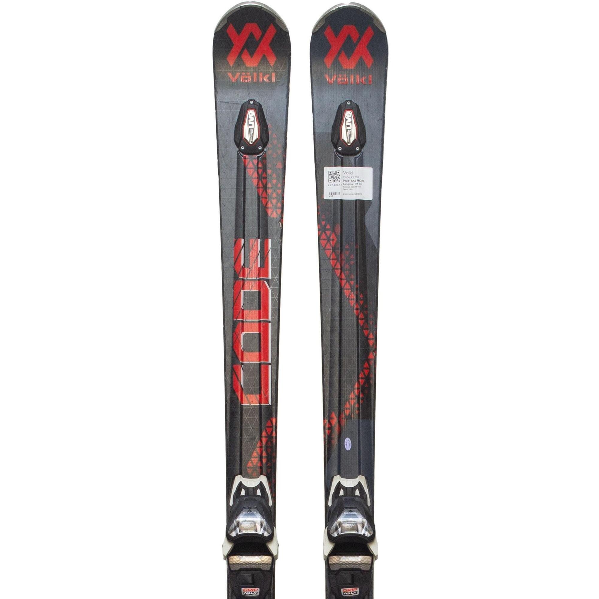 Second Life- Narty VOLKL Code X UVO, 175 cm- Stan bardzo dobry