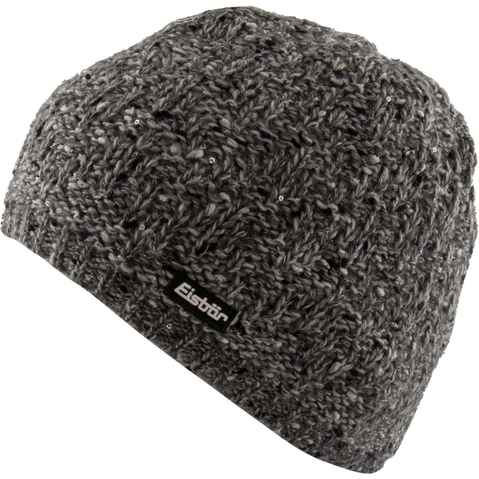 Damska czapka zimowa Eisbär Tilia szara, 48 cm