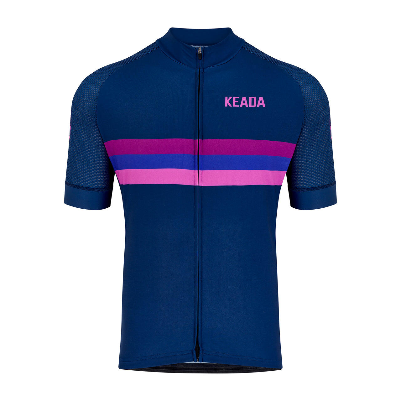 Męska koszulka rowerowa z krótkim rękawem - Sunset