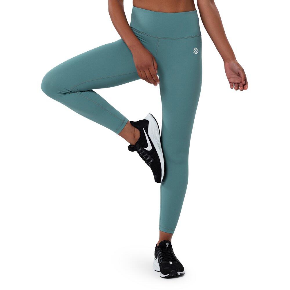Legginsy sportowe ze średnim stanem Fitness Siroko Finish