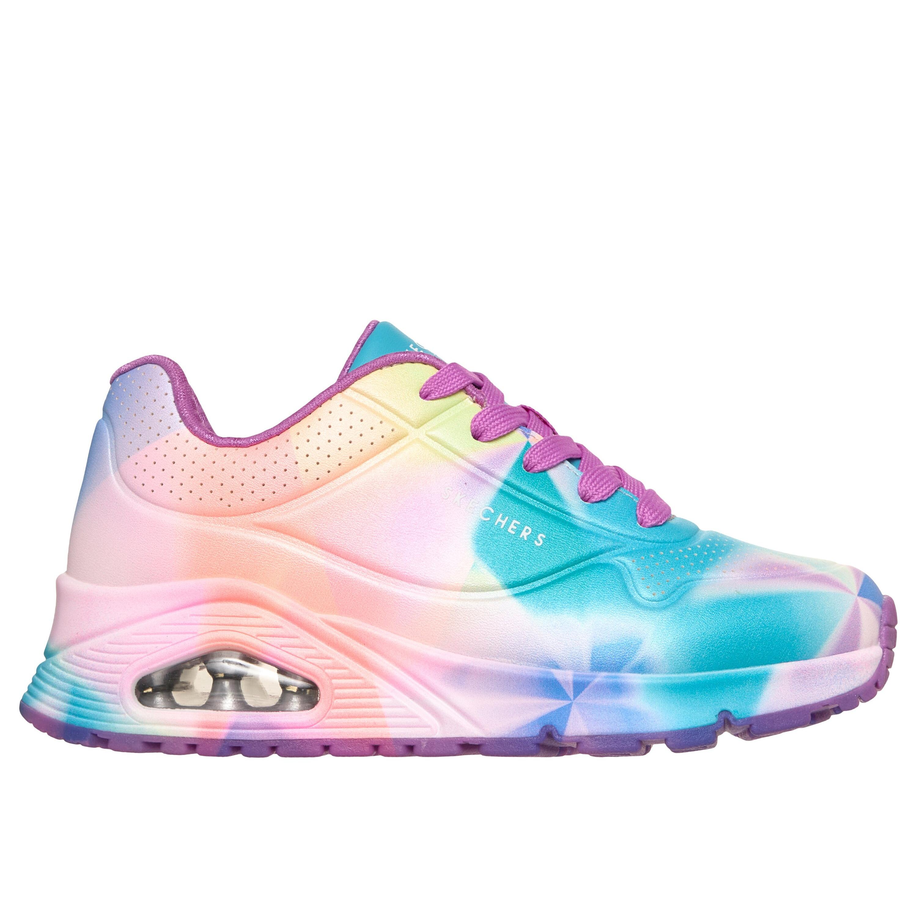 Sneakersy dziewczęce Skechers Uno Gen1 Prism Burst