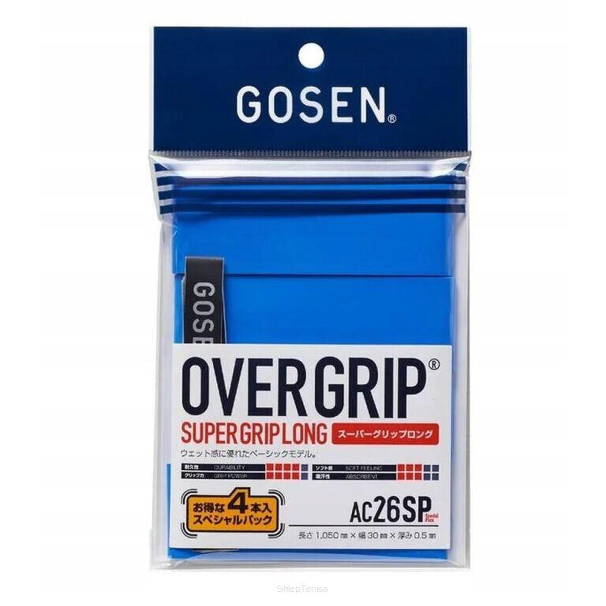 Owijki wierzchnie Gosen Super Grip 4P - niebieskie