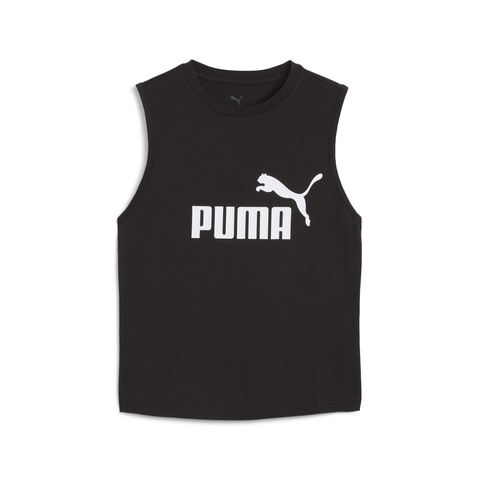 Damska wąska koszulka bez rękawów z logo No. 1 ESS PUMA