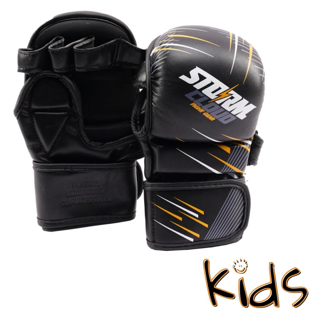Rękawice do MMA dla Dzieci StormCloud StarFall Czarno-Żółte Junior L