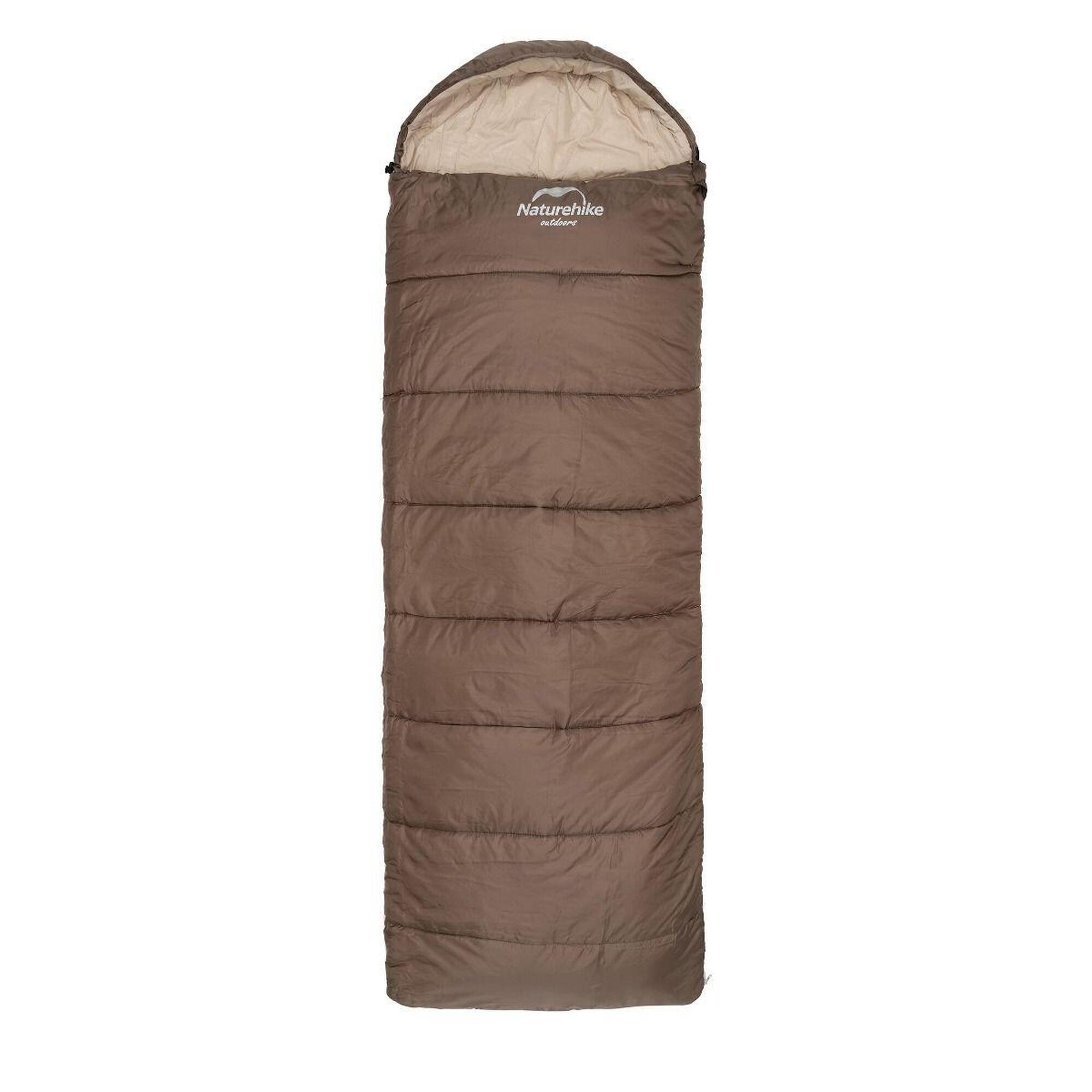 Śpiwór turystyczny Naturehike U250 S NH20MSD07 190x75cm coffee lewy