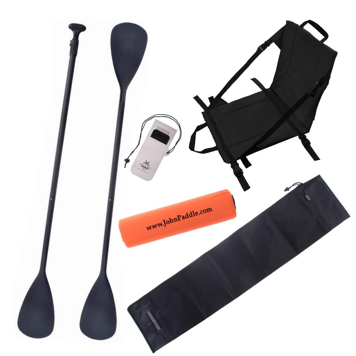 Zestaw John Paddle 165-208/225cm + Siedzisko + pokrowiec + odbijacz + etui