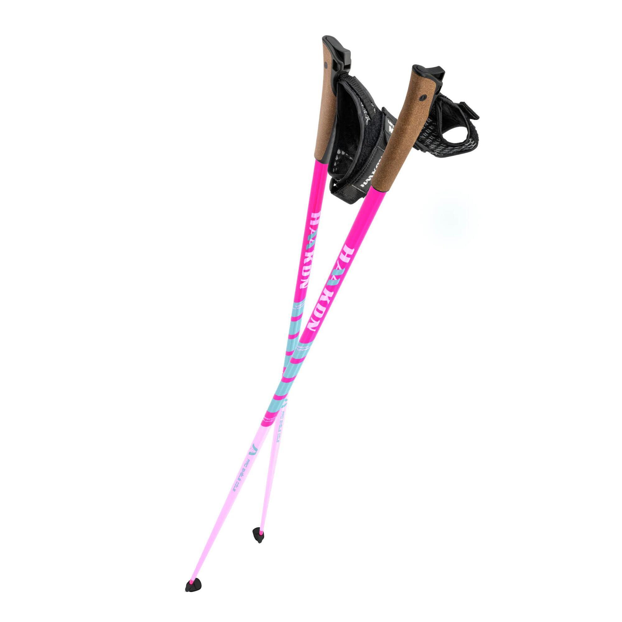 Kije do Nordic walking HAAKON Pink 100% HM carbon
