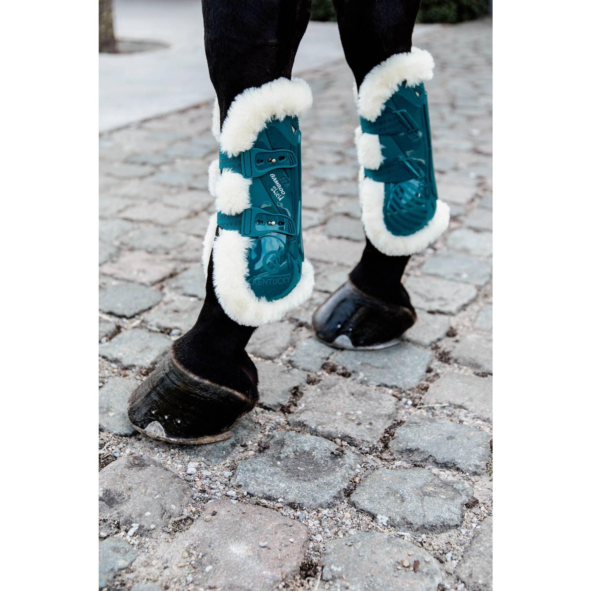 Wegańskie getry z owczej skóry na nogawkach Kentucky Bamboo Elastic