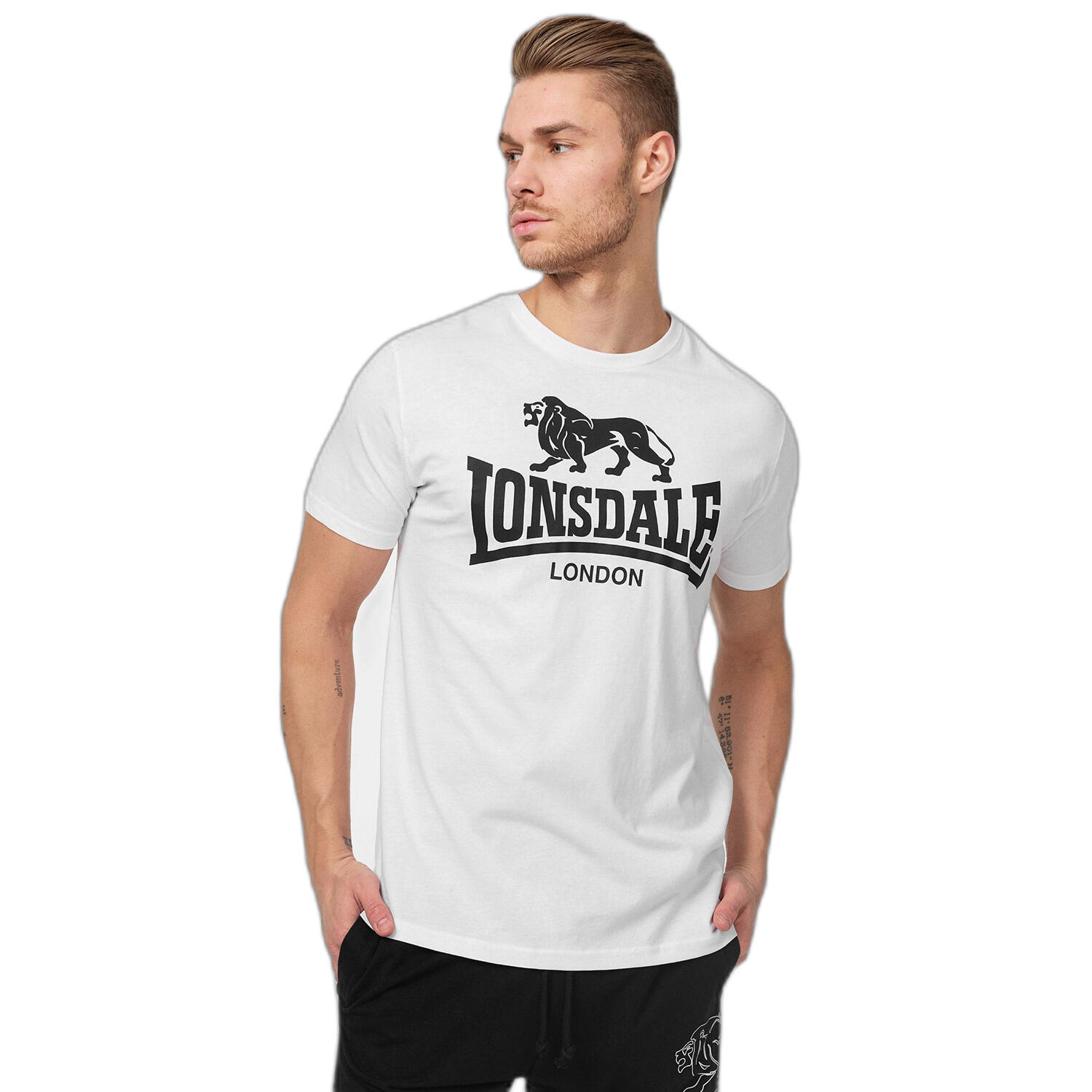 T-shirt o klasycznym kroju Lonsdale Logo