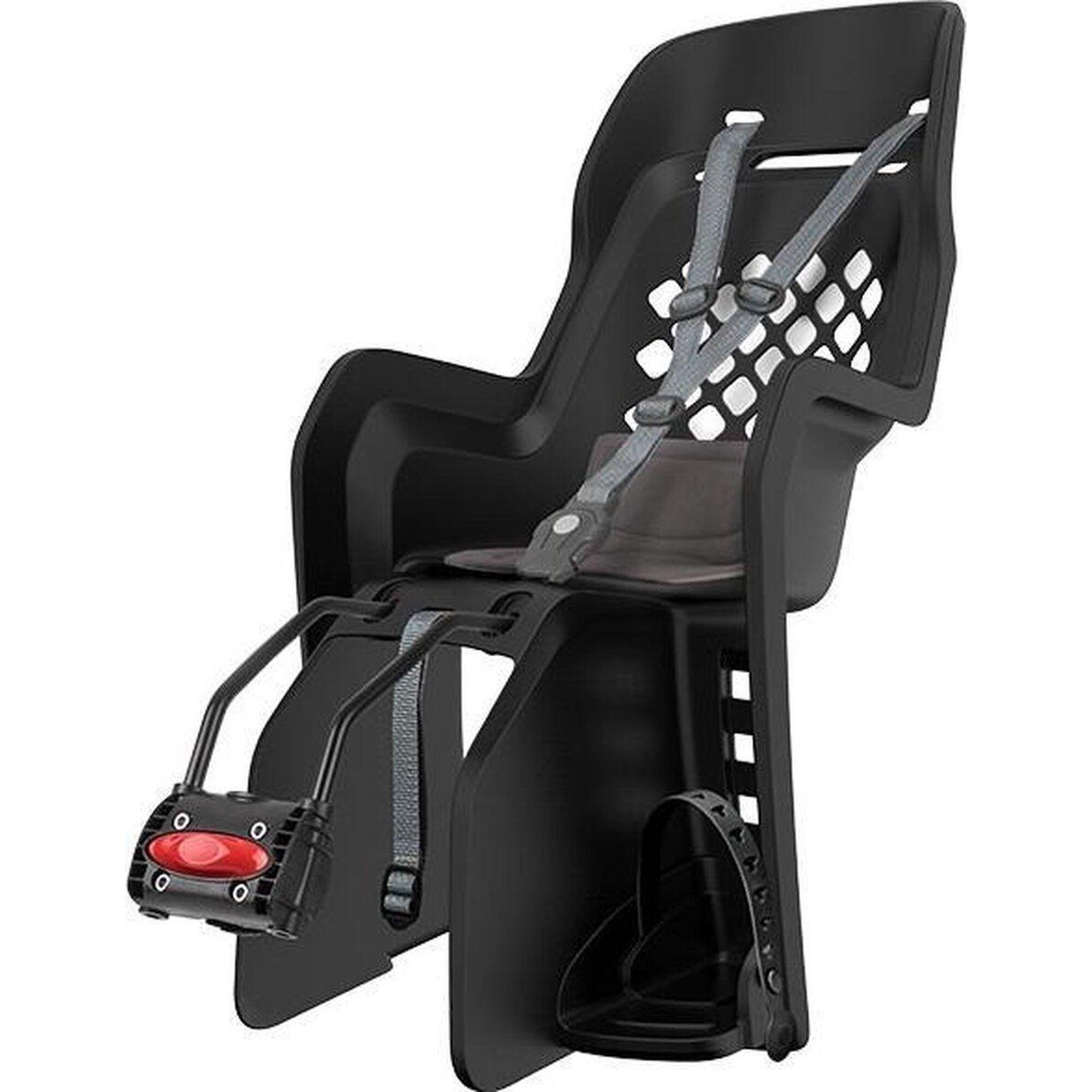 Fotelik Dziecięcy Behind Joy - Ciemnoszary - Z Mocowaniem Do Ramy (Ff)