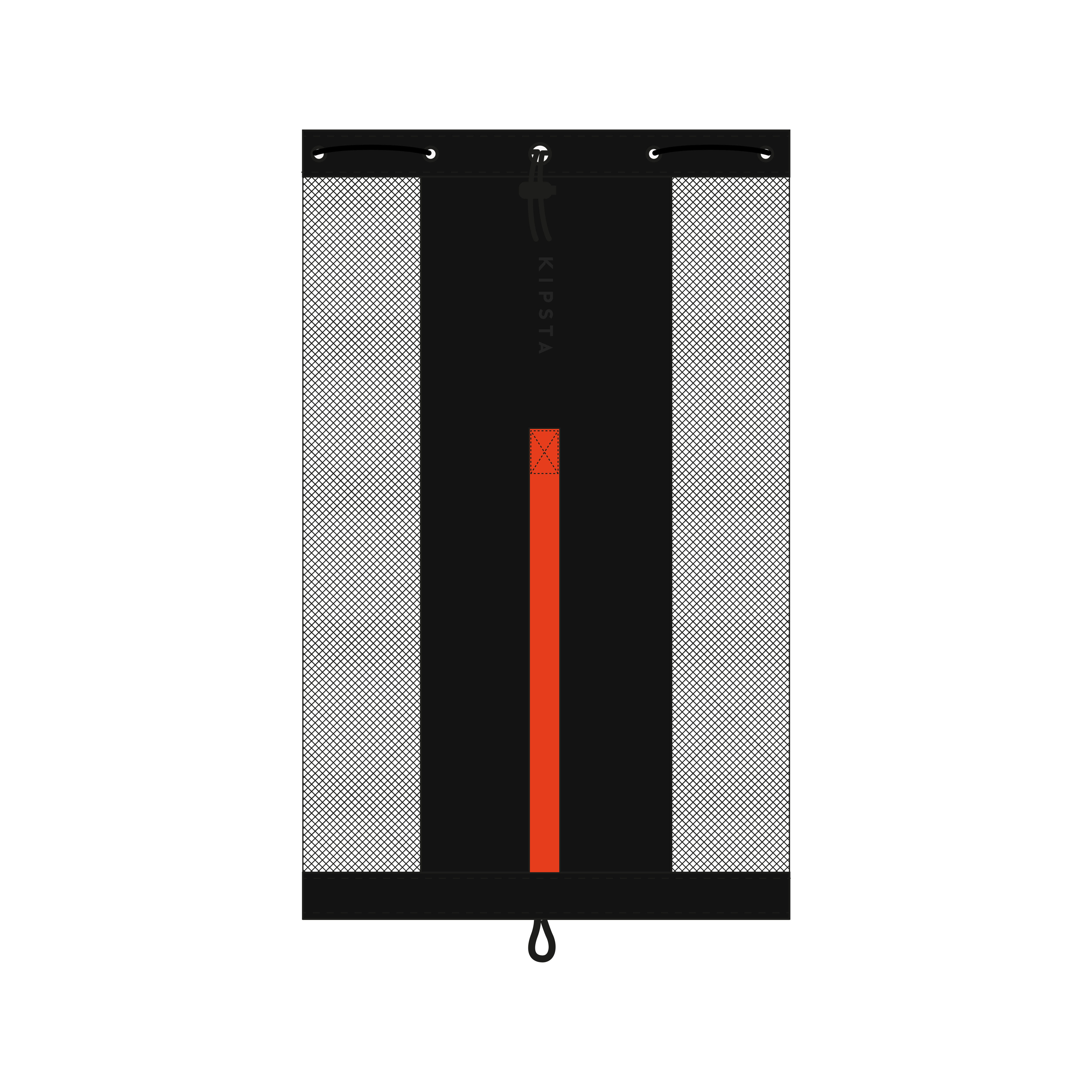 Torba na 16 piłek czarna