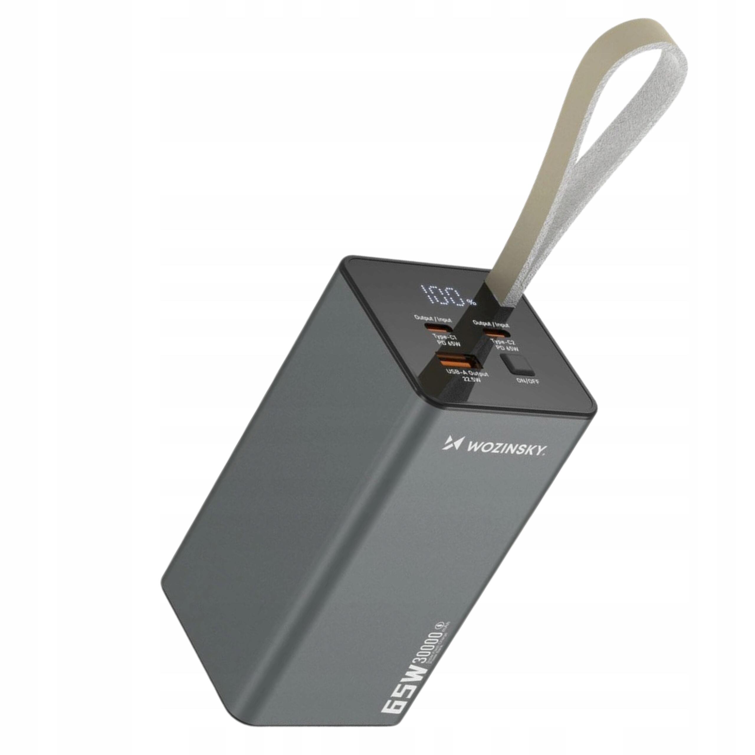 POWERBANK WOZINSKY 30000 mAh 2xUSB-C 65W