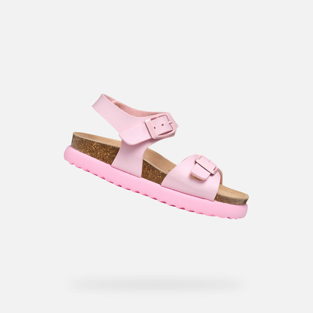 Sandały GEOX J SANDAL BUBBLEBOW G Rose