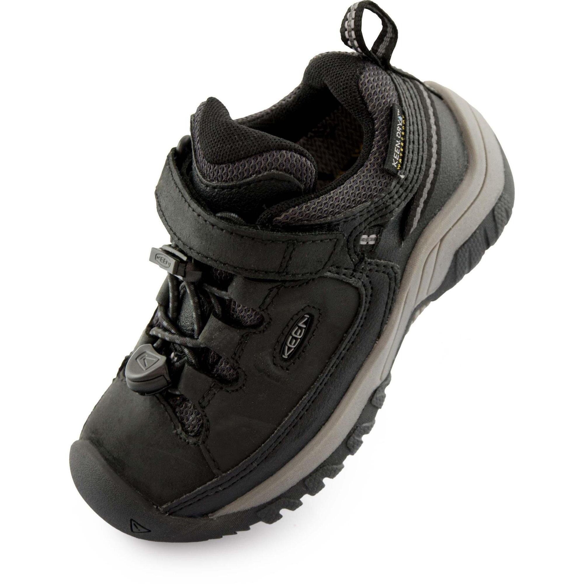 Keen Jr Targhee Low WP buty trekkingowe dziecięce czarne 24