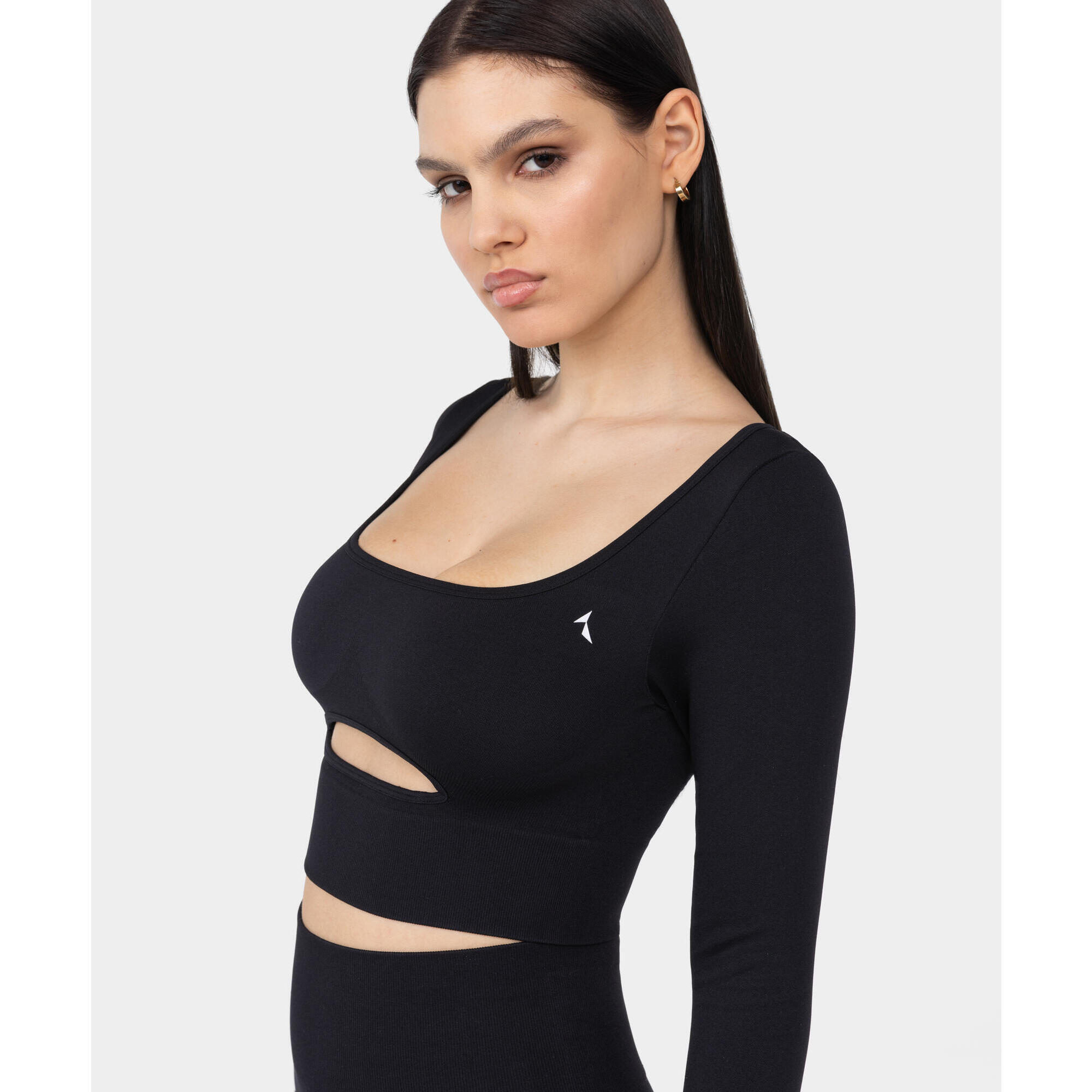 Longsleeve bezszwowy dla kobiet na siłownię Carpatree Dopamine Buzz