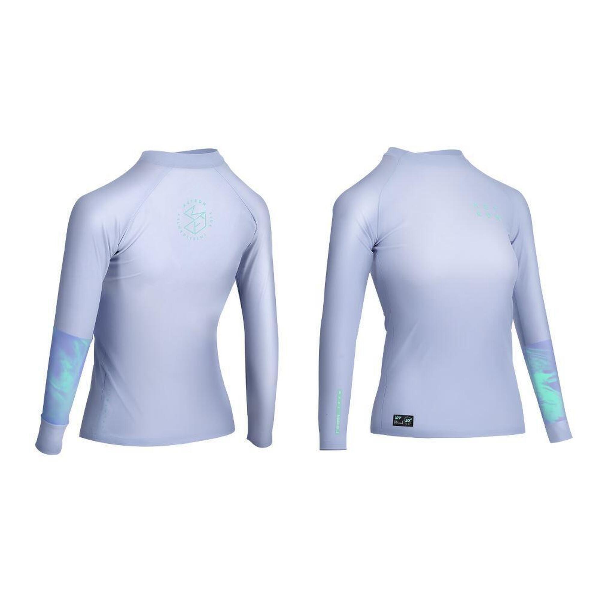 Koszulka do sportów wodnych z ochroną UV damska Aztron Rashguard Maze