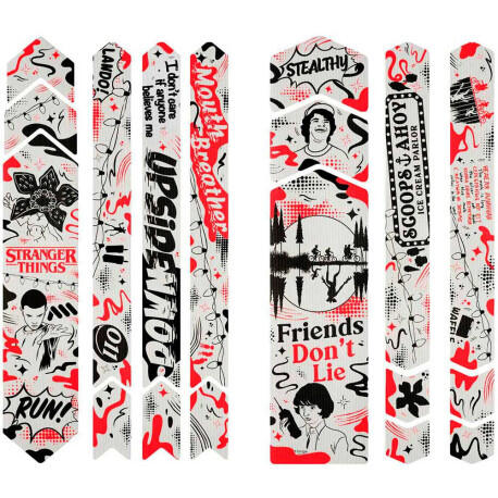 Folia ochronna na ramę 18 el. - Stranger Things Upside Down - Czarny