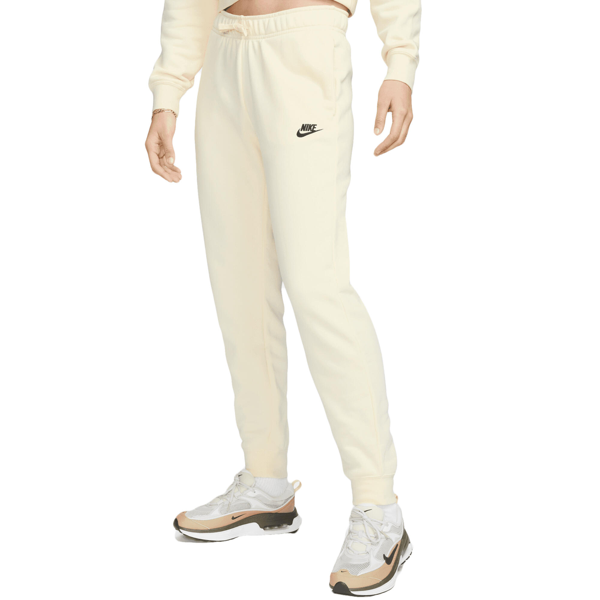 Spodnie Mid-Rise Joggers Rozmiar L Beżowy - DQ5191-113
