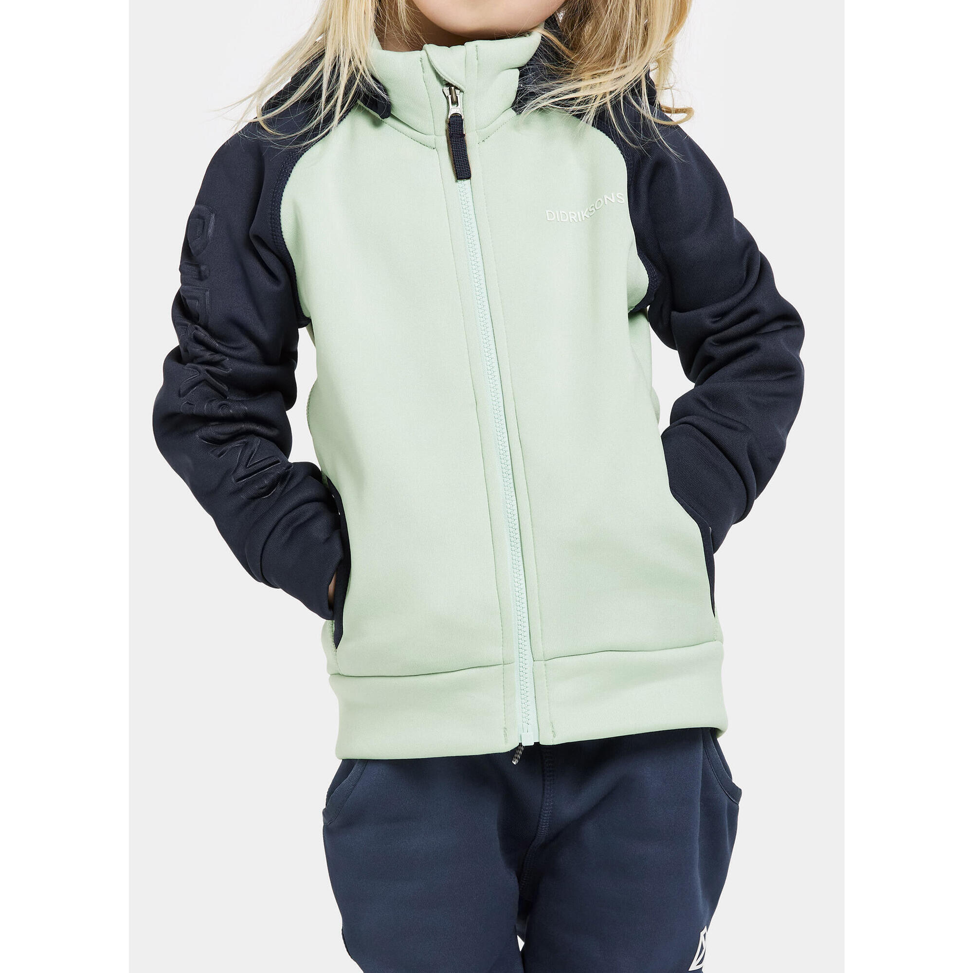 Bluza z kapturem dziecięca Didriksons Corin Full Zip