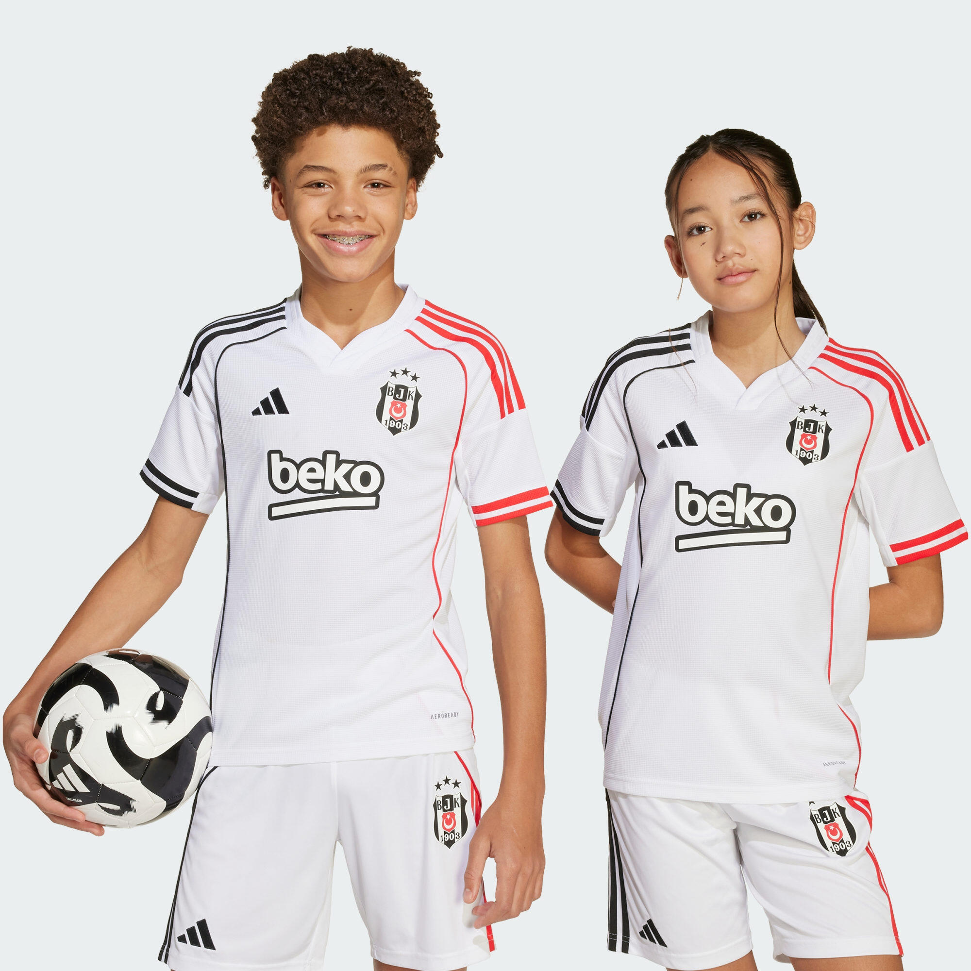 Koszulka Beşiktaş JK 25/26 Home Kids