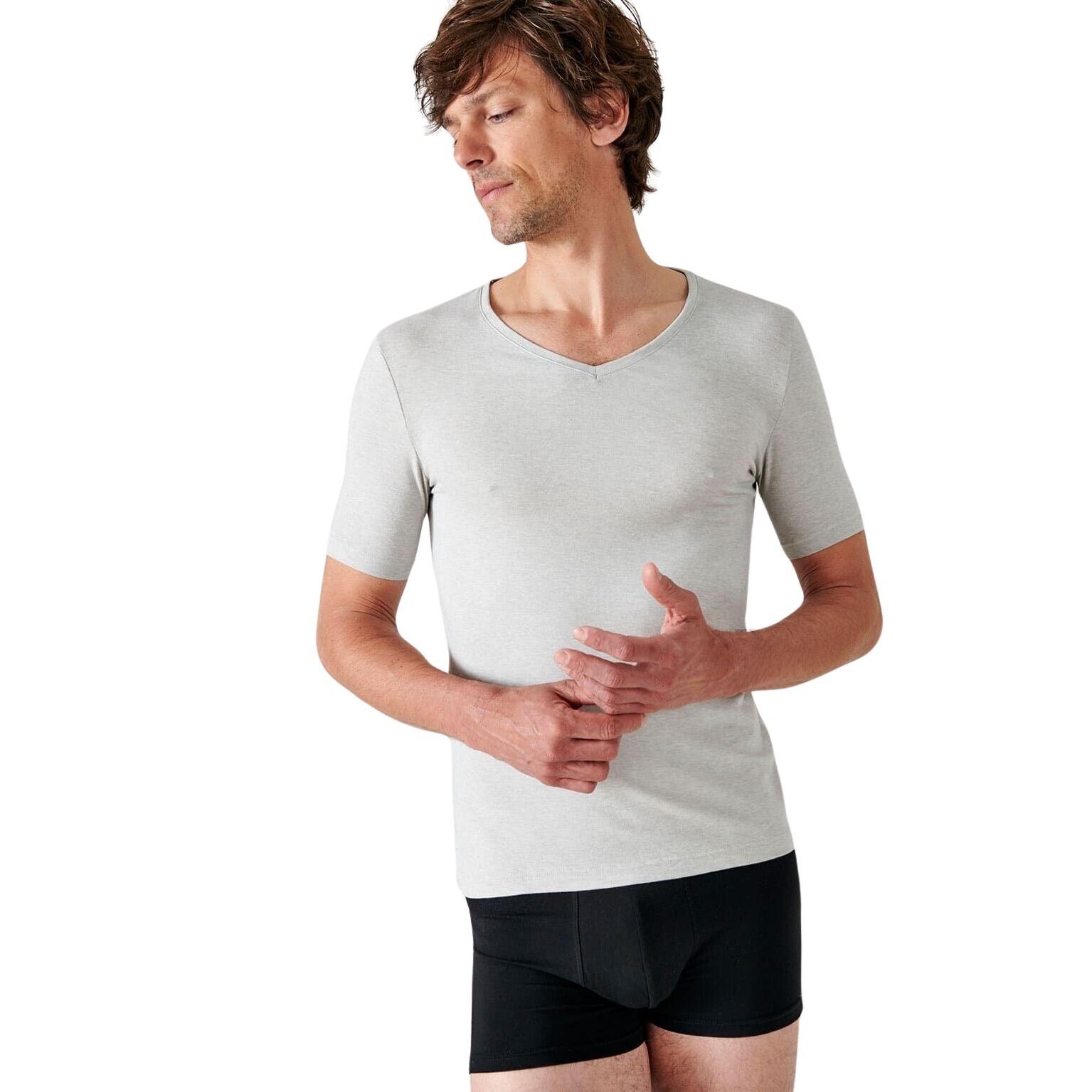 Koszulka z dekoltem w kształcie litery V Damart Thermolactyl