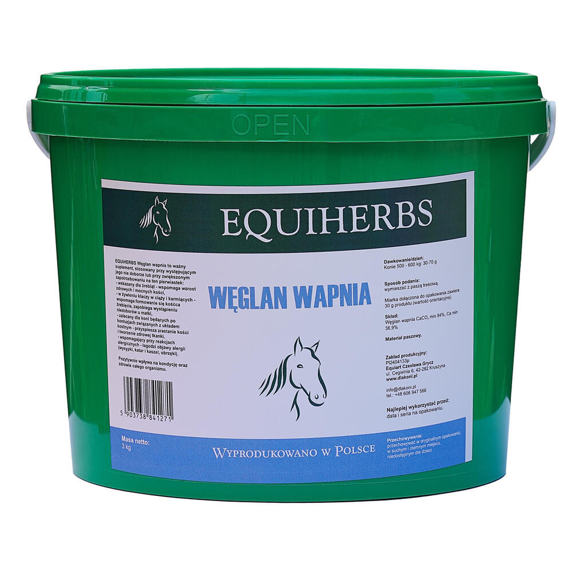 Węglan wapnia - wapń EQUIHERBS
