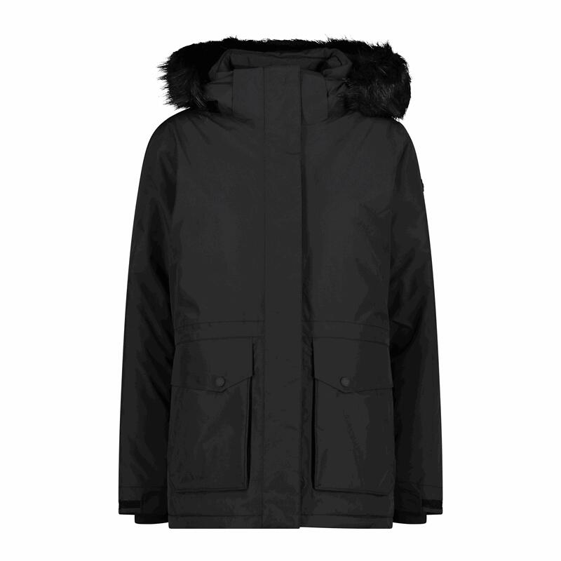 Kurtka turystyczna damska CMP Parka Zip Hood przeciwdeszczowa