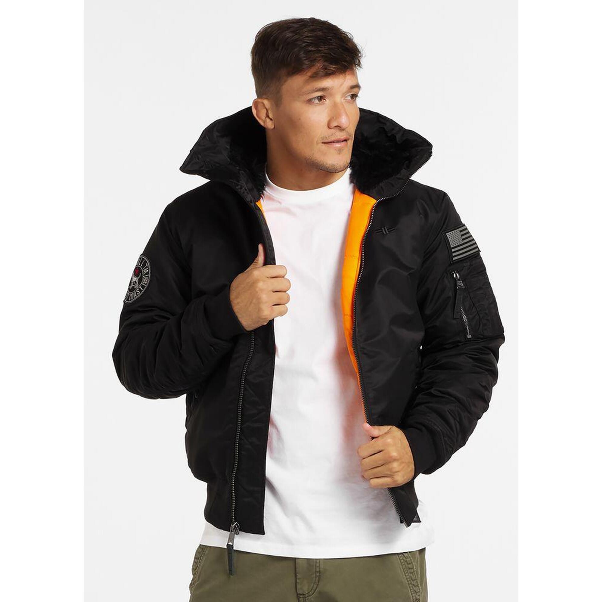 Kurtka zimowa męska Pitbull z kapturem Encino